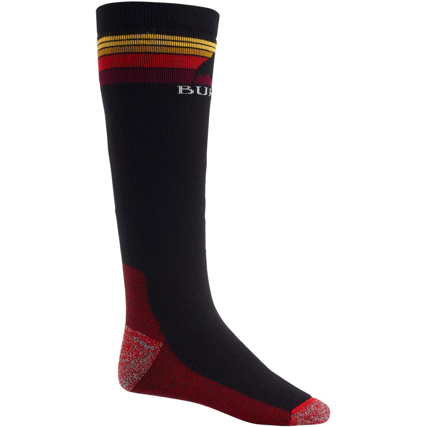 Burton Mens Emblem Midweight Sock 2021 True Black