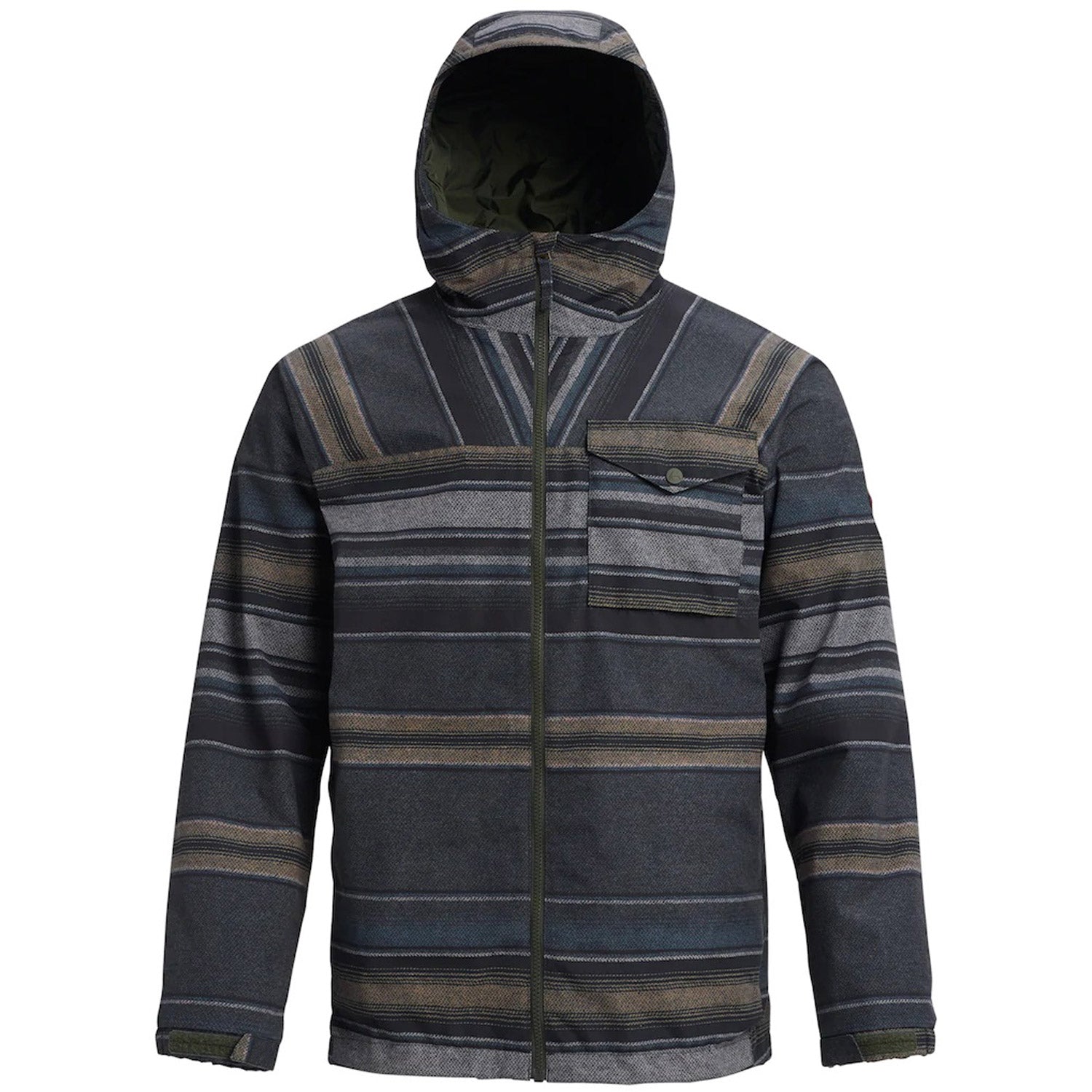 Burton Portal Jacket 2019 Clover Tusk Stripe 1