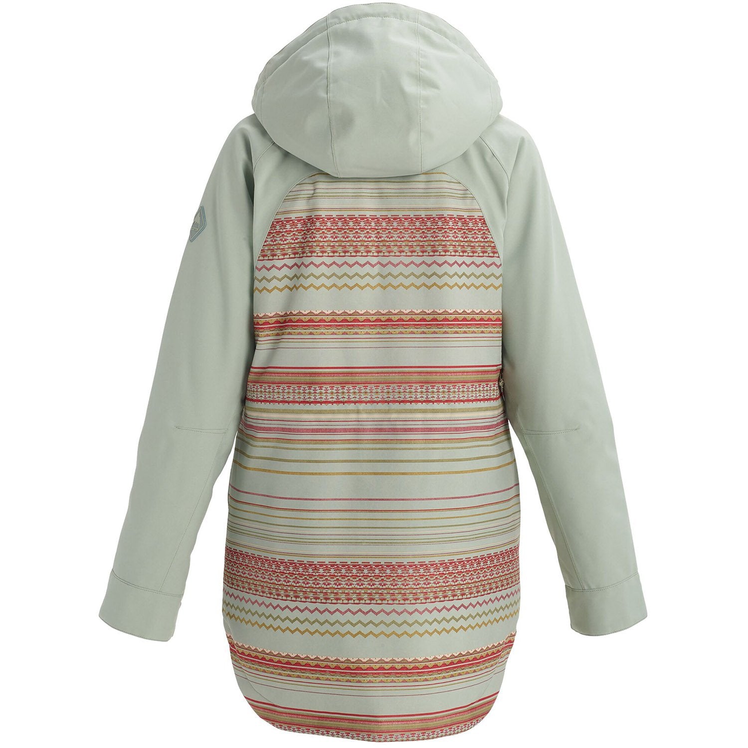 Burton Prowess Jacket 2020 Aqua Gray Revel Stripe 2