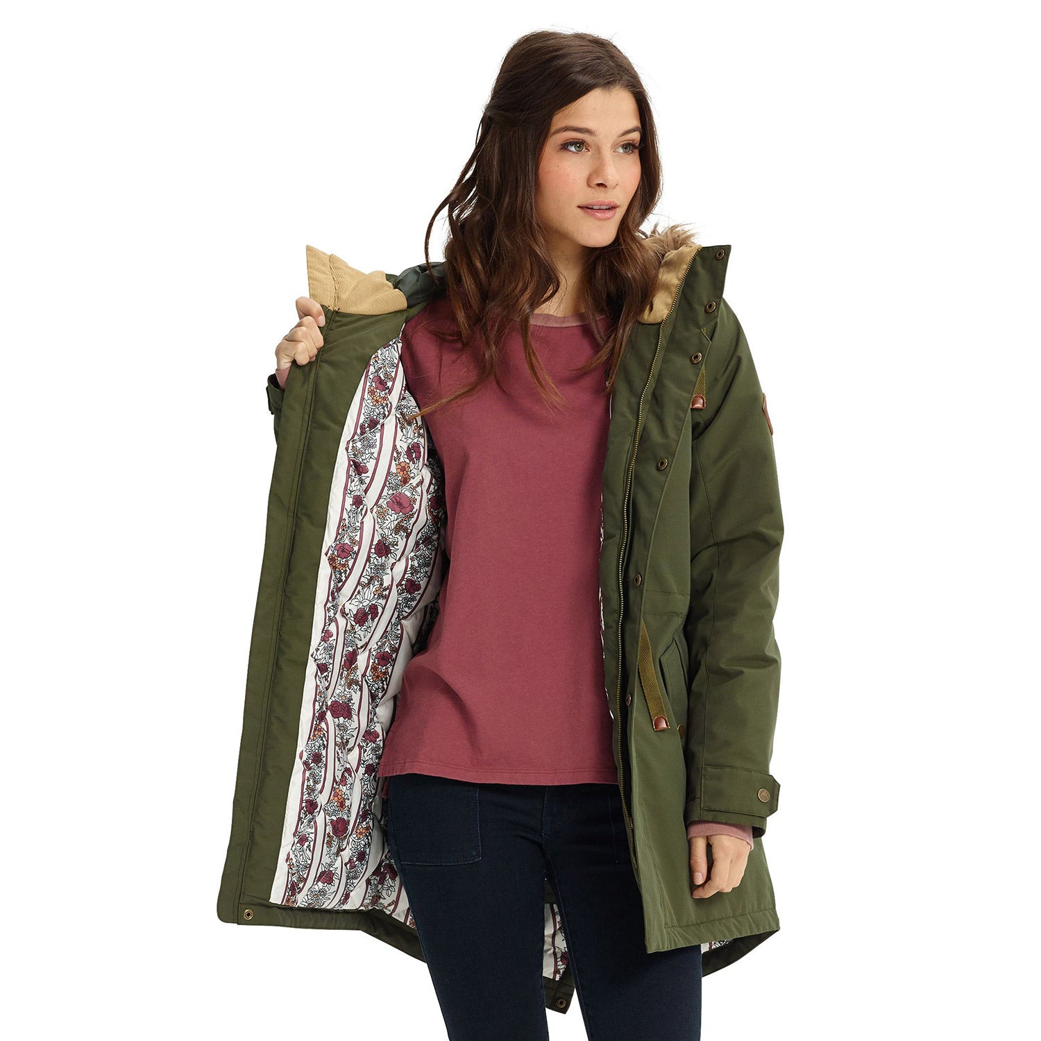 Burton Saxton Women's Parka 2019 Forest Night