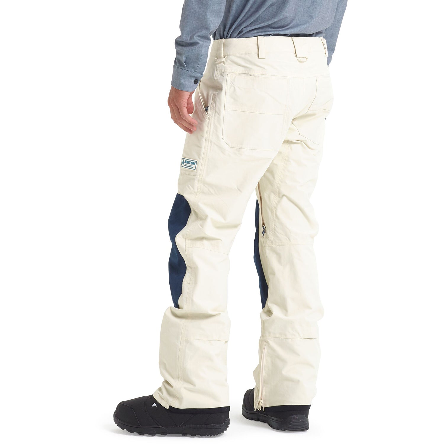 Burton Southside Slim Snowboard Pant 2020 Almond Milk Dress Blue 2