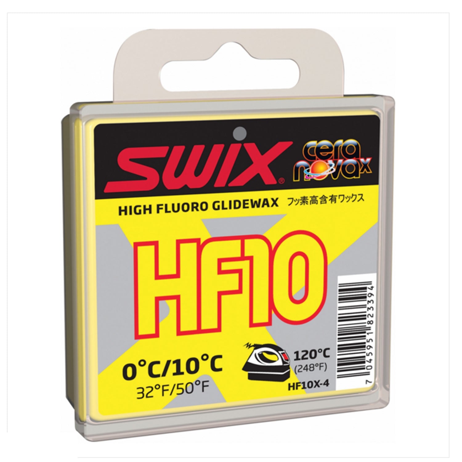 Swix HF10X High Fluoro Yellow Wax 40g