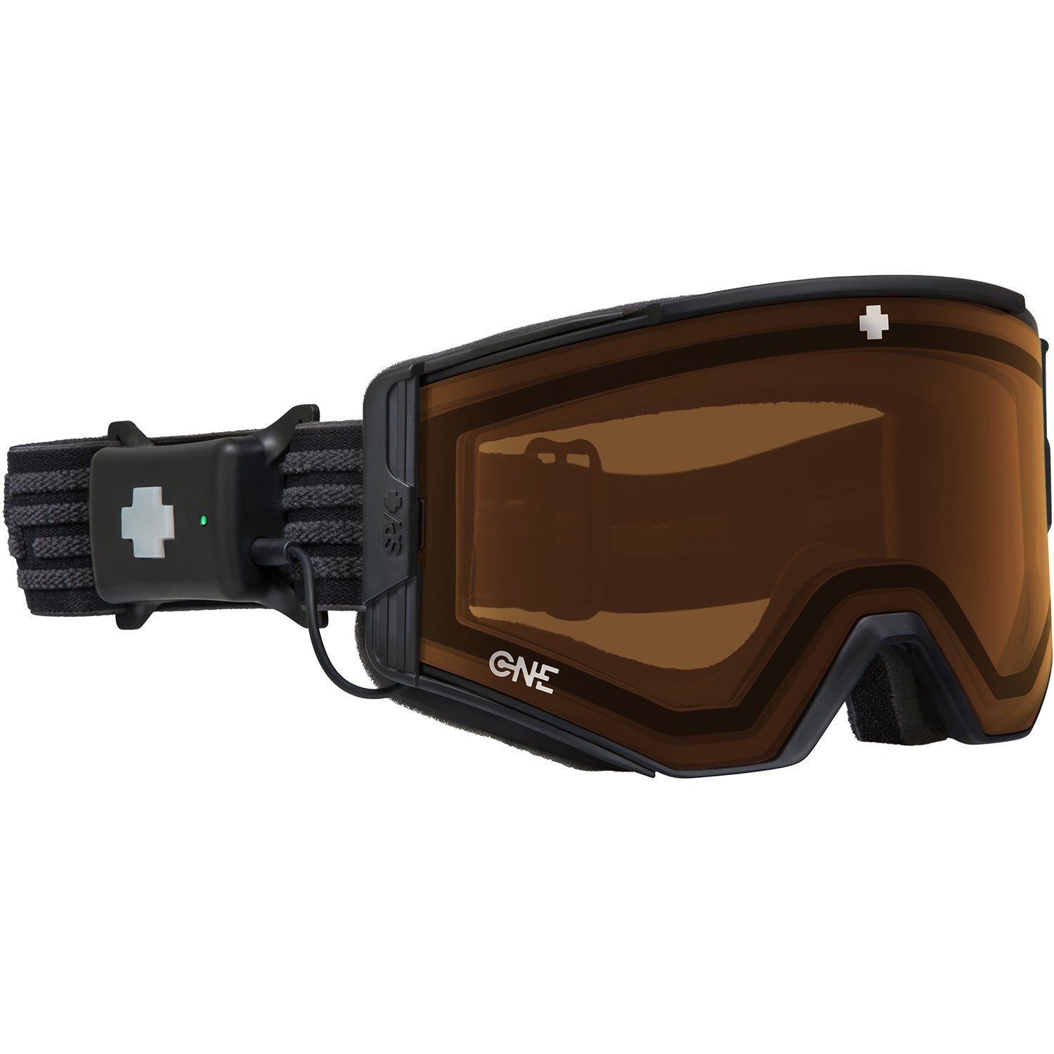 Spy Ace Electrochromic Goggle 2019 Black Persimmon One lens 2