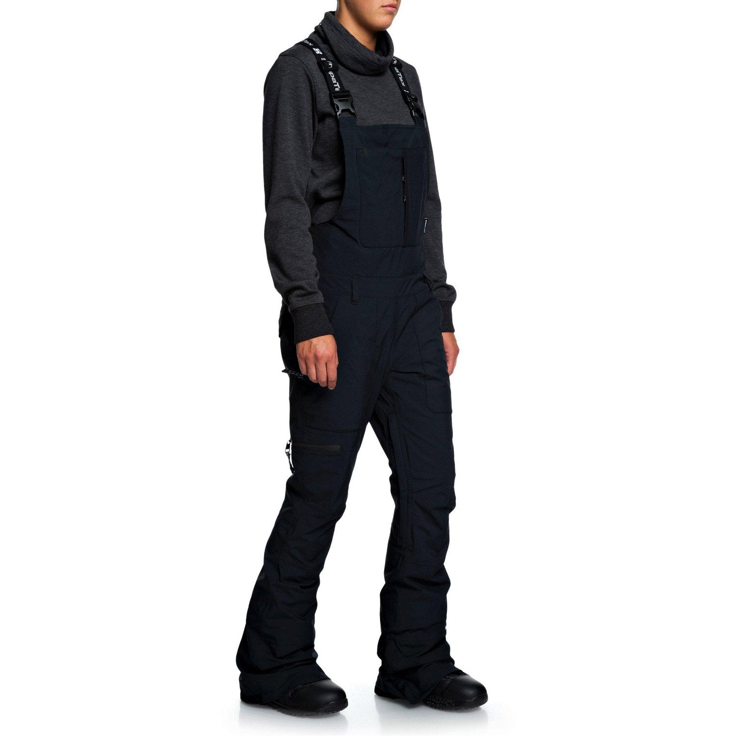 DC Collective 30k Bib Womens Snowboard Pant 2020 Black