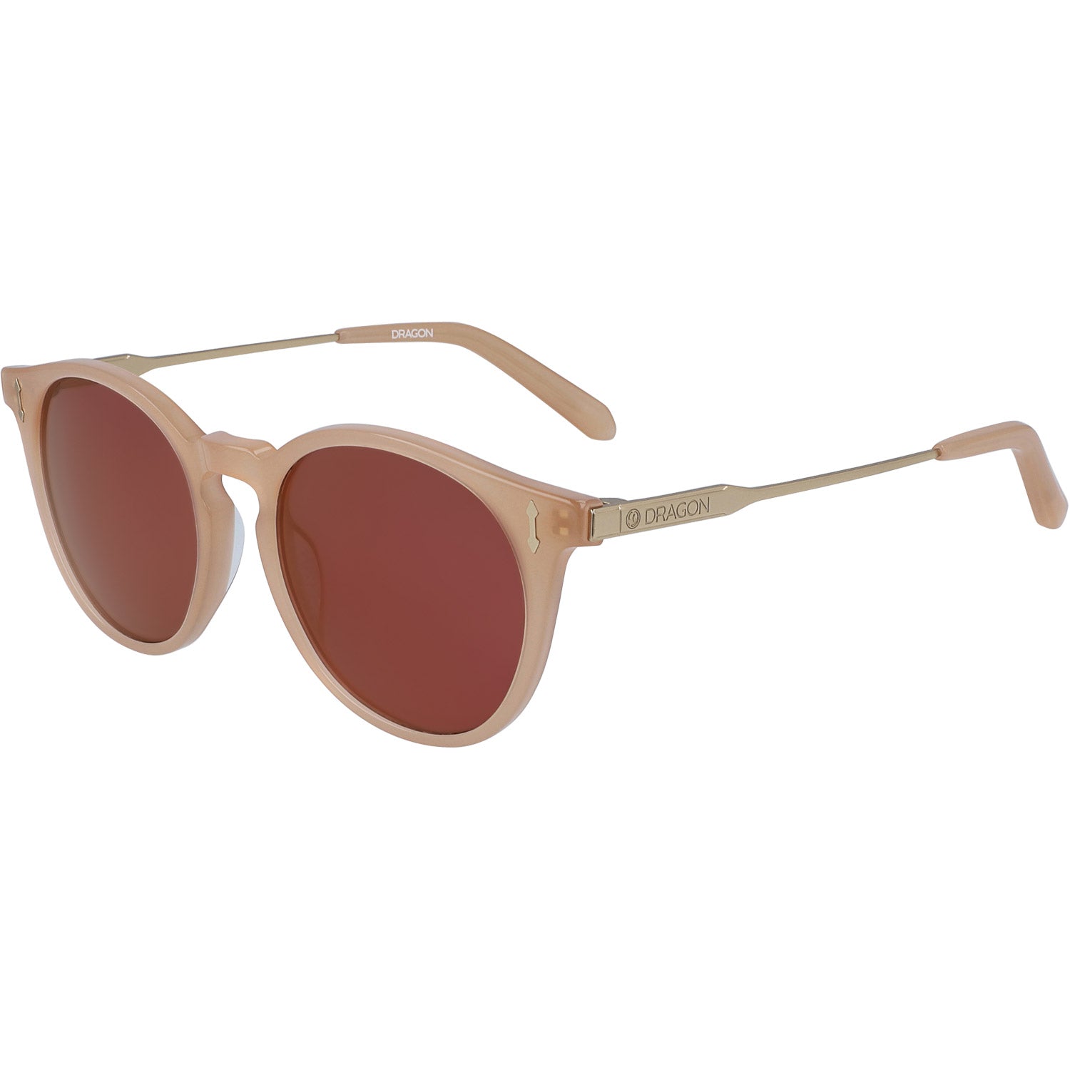 Dragon Hype Sunglasses Seashell w/ Lumalens Copper Rose Ion