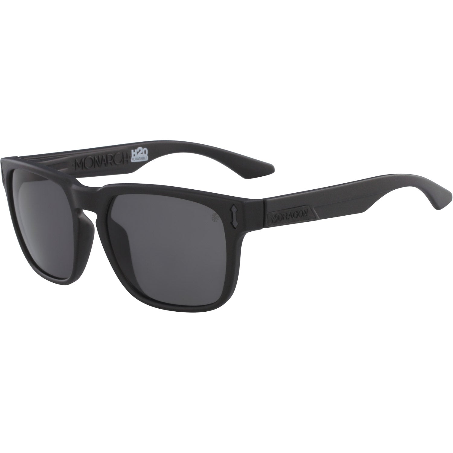 Dragon Monarch Sunglasses H2O Matte Black w/ Lumalens Smoke Polar