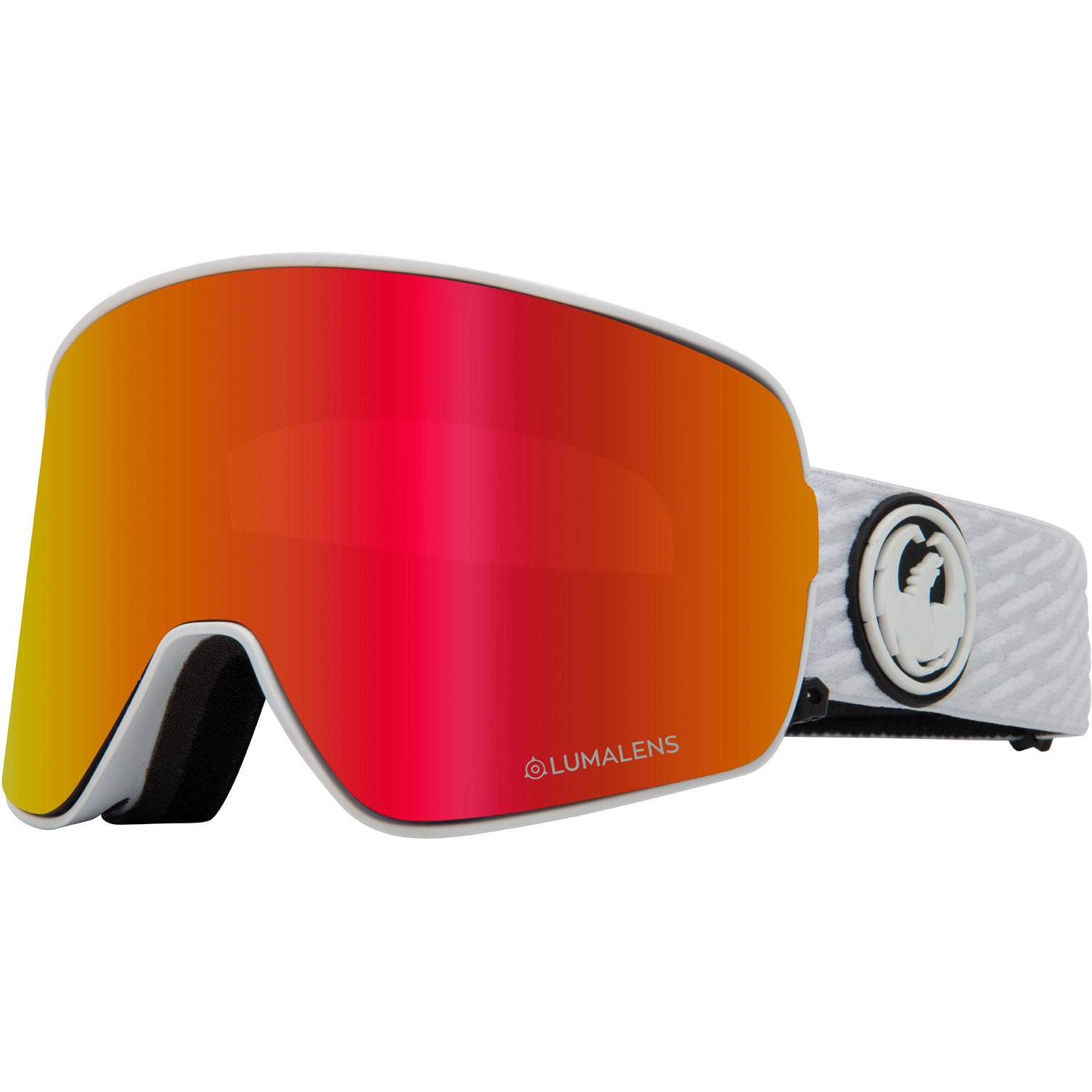 Dragon NFX2 Goggle 2020 PK White - Lumalens Red Ion w/ Lumalens Pink Ion Lens