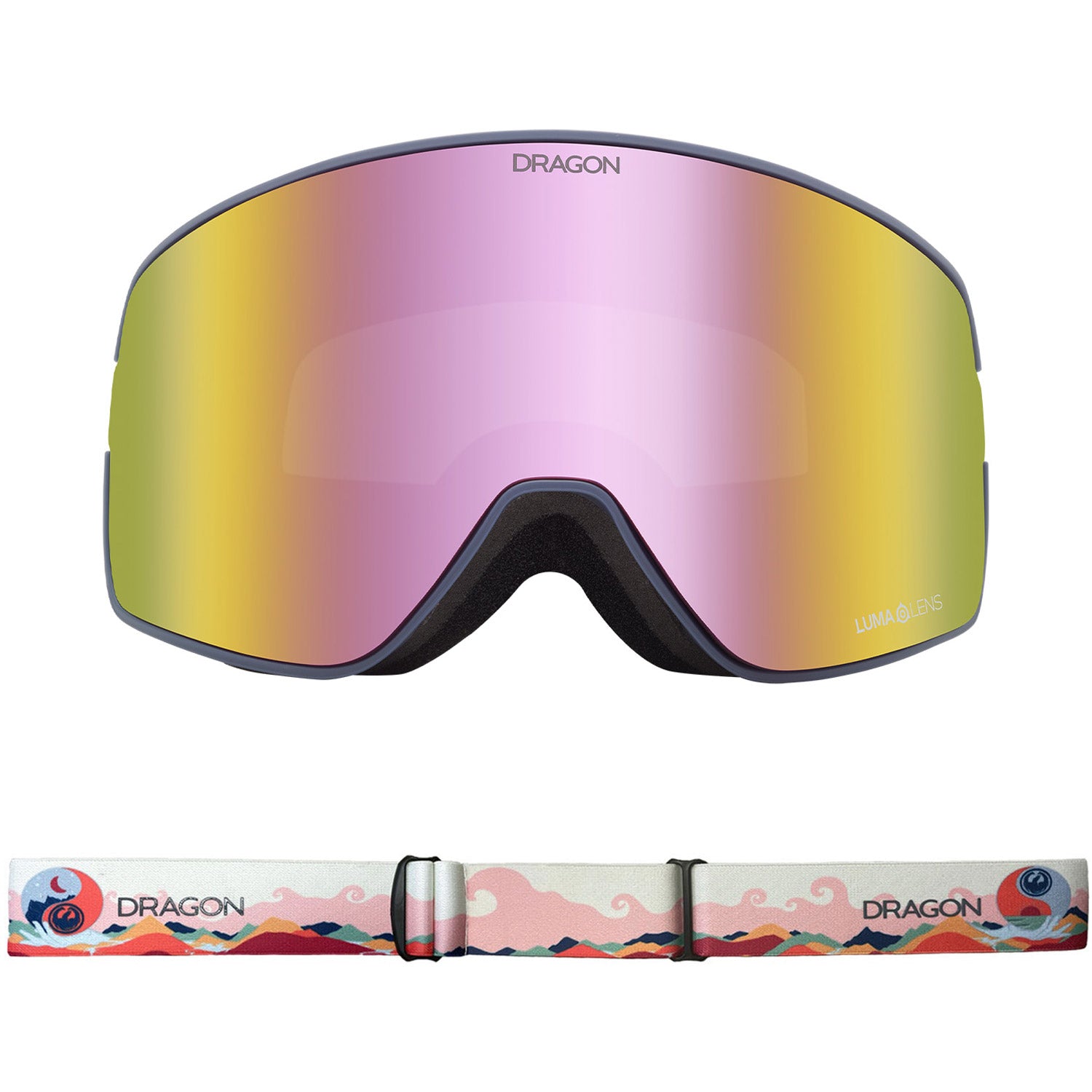 Dragon NFX2 Snow Goggles 2023 Kimmy Fasani Signature Lumalens Pink Ion Lens With Lumalens Dark Smoke Lens
