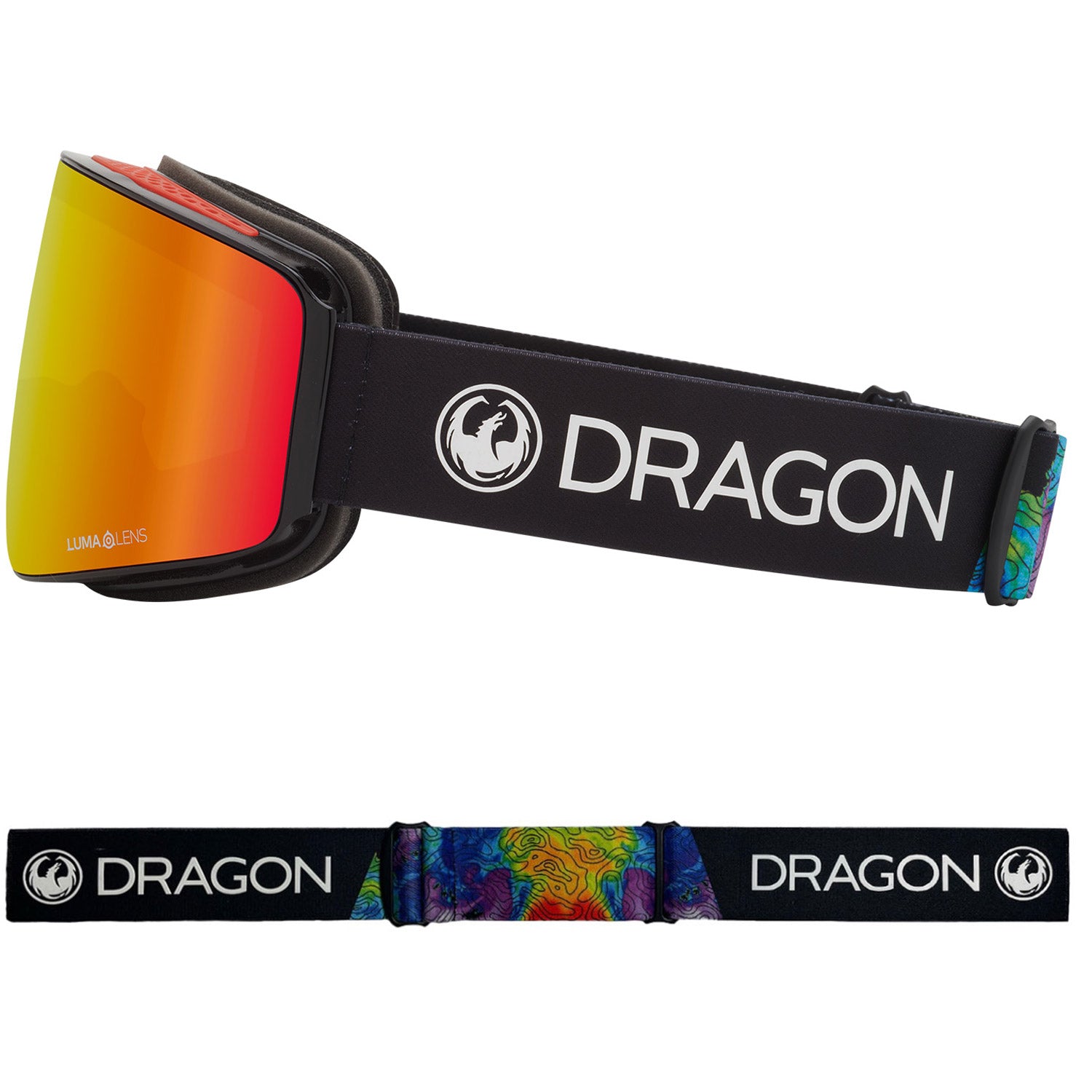 Dragon PXV Snow Goggles 2023 Thermal Lumalens Red Ion With Lumalens Rose Lens