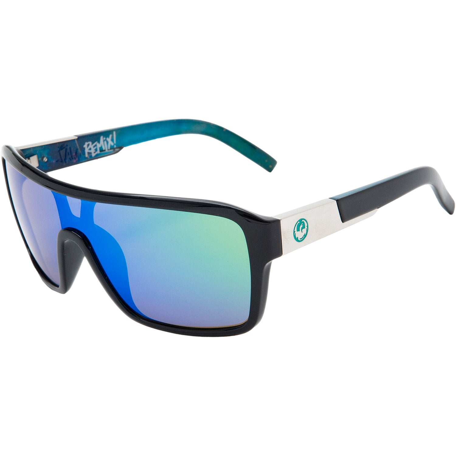 Dragon Remix Sunglasses Green Nebula w/ Lumalens Green Ion