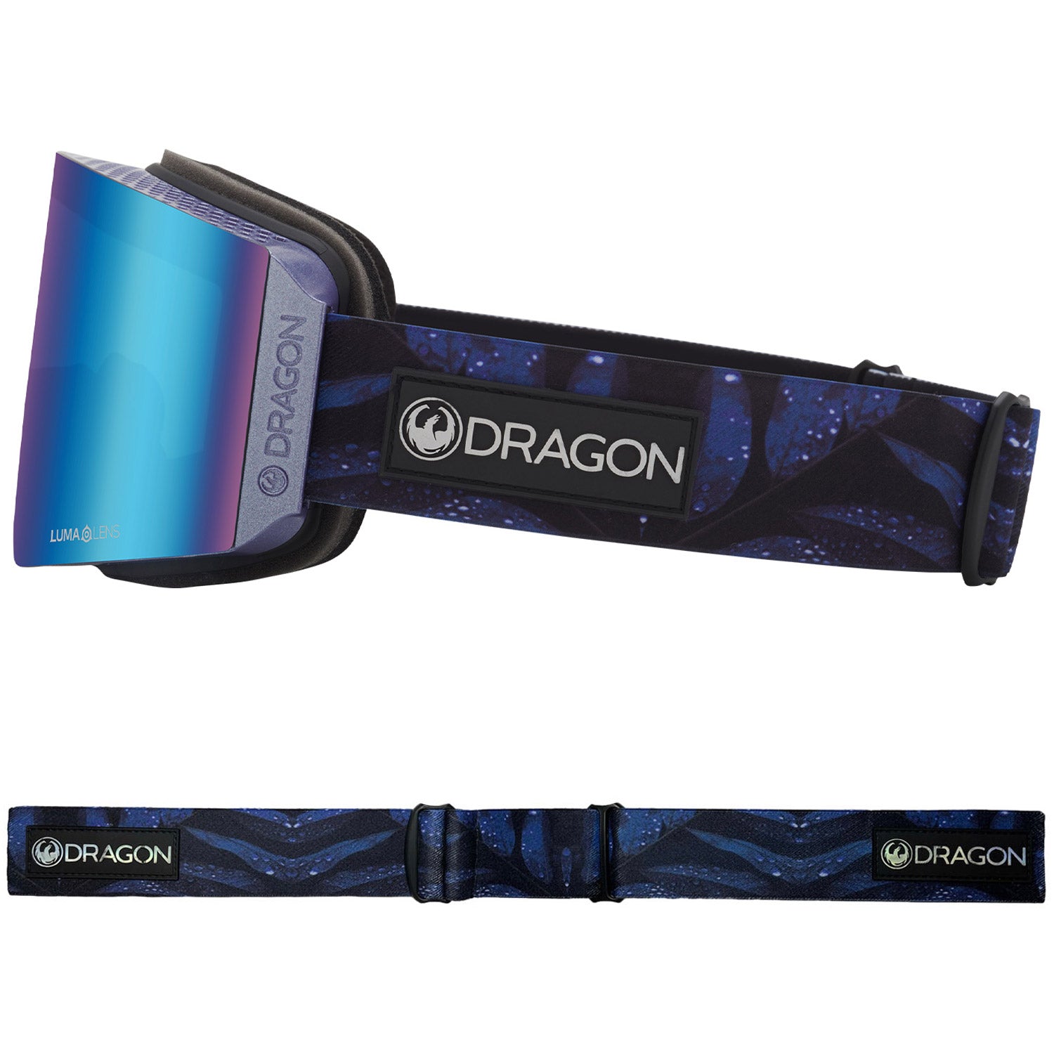 Dragon RVX OTG MAG Snow Goggles 2023 Shimmer Lumalens Blue Ion Lens with Lumalens Violet Lens