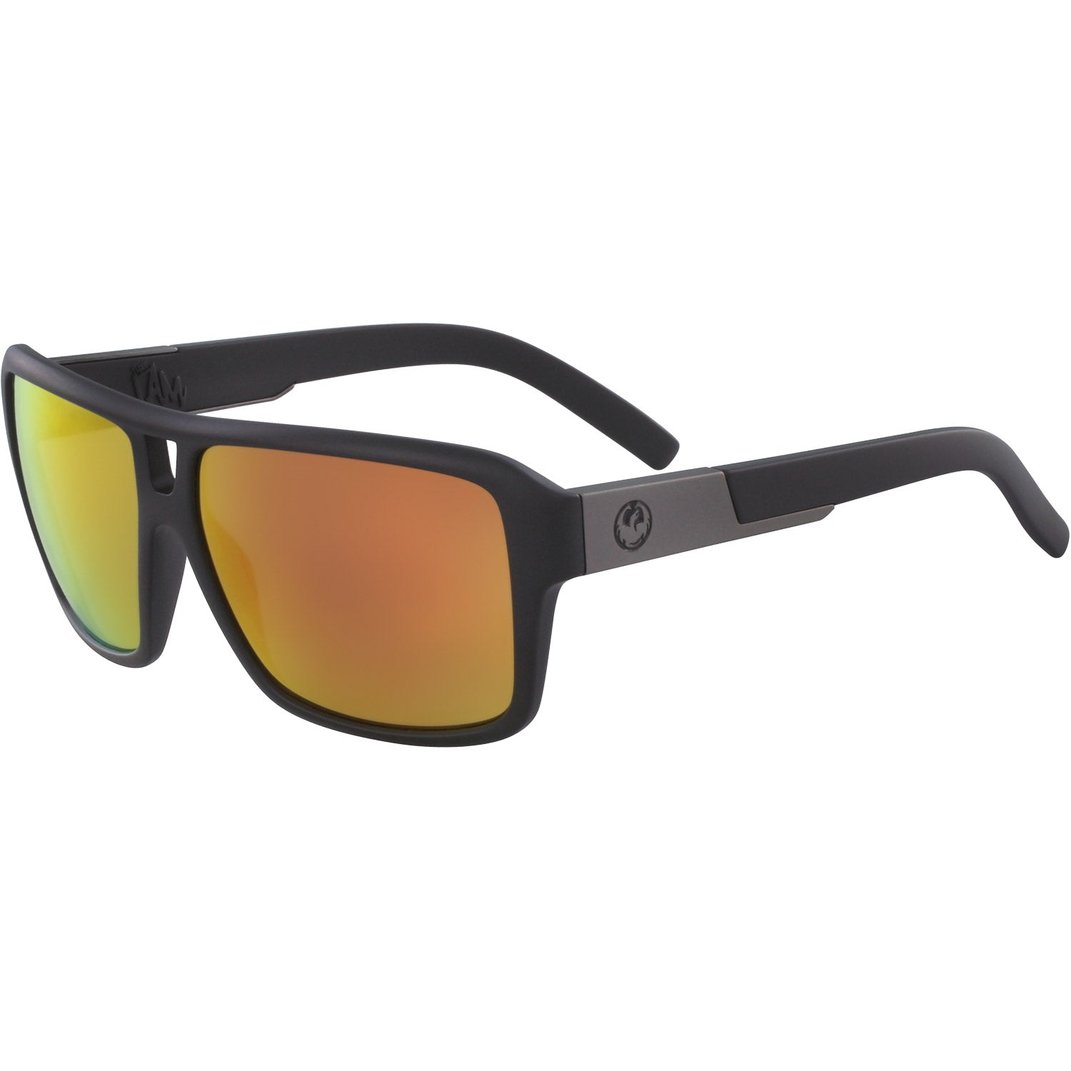 Dragon The Jam Sunglasses Matte Black w/ Lumalens Red Ion