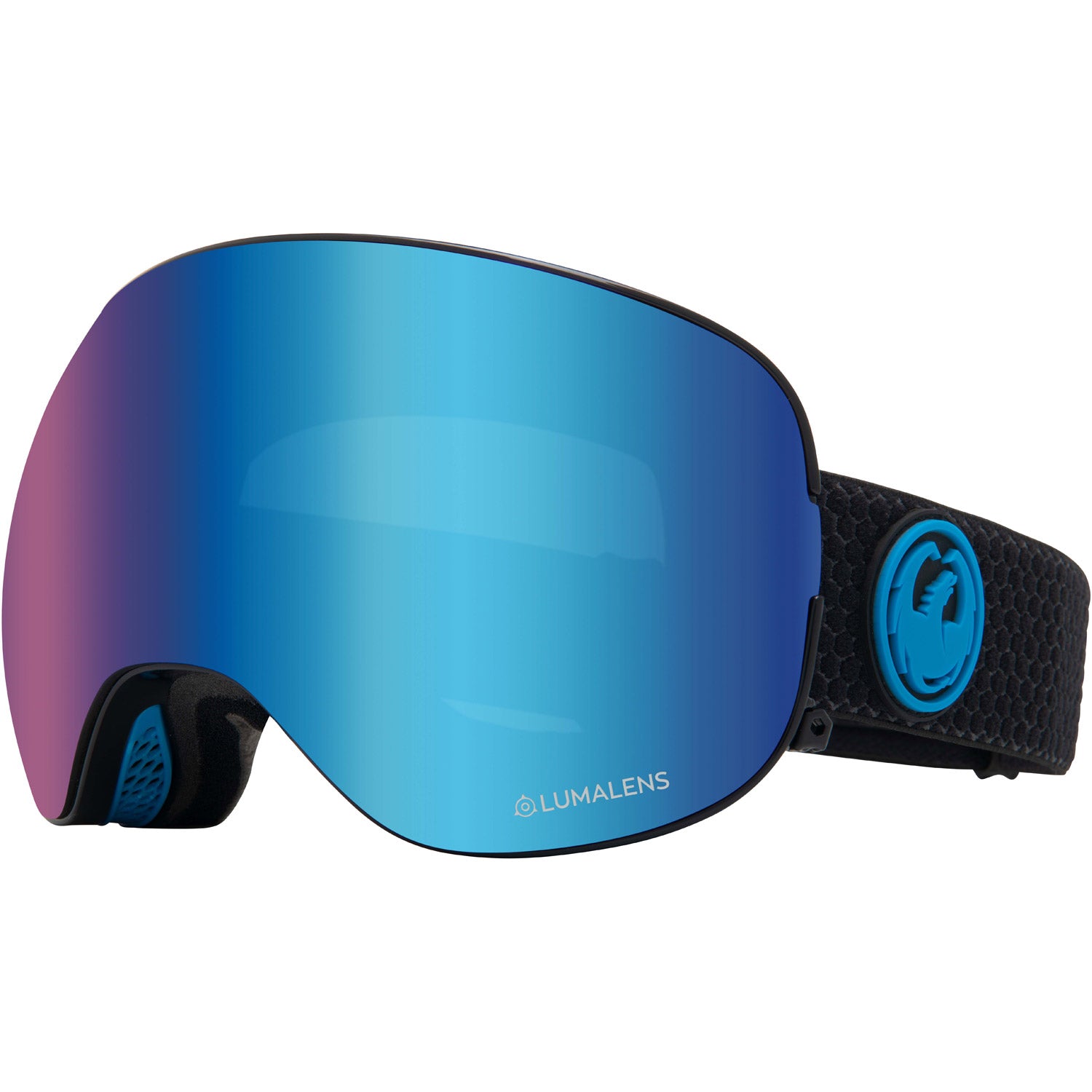 Dragon X2 Goggle 2020 Split - Lumalens Blue Ion w/ Lumalens Amber Lens