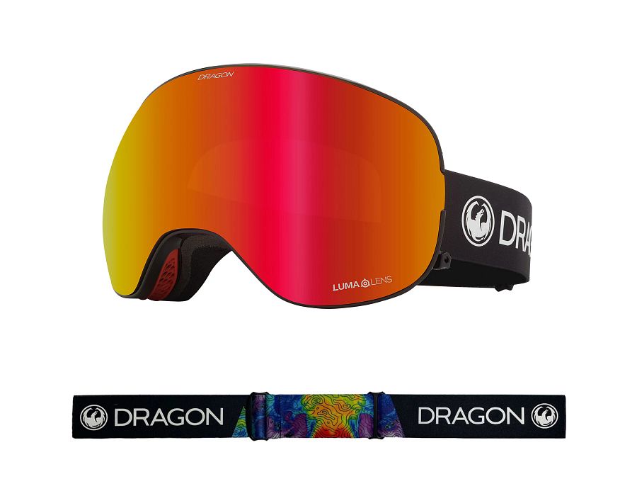 Dragon X2 Snow Goggles 2023 Thermal Lumalens Red Ion Lens With Lumalens Rose Lens