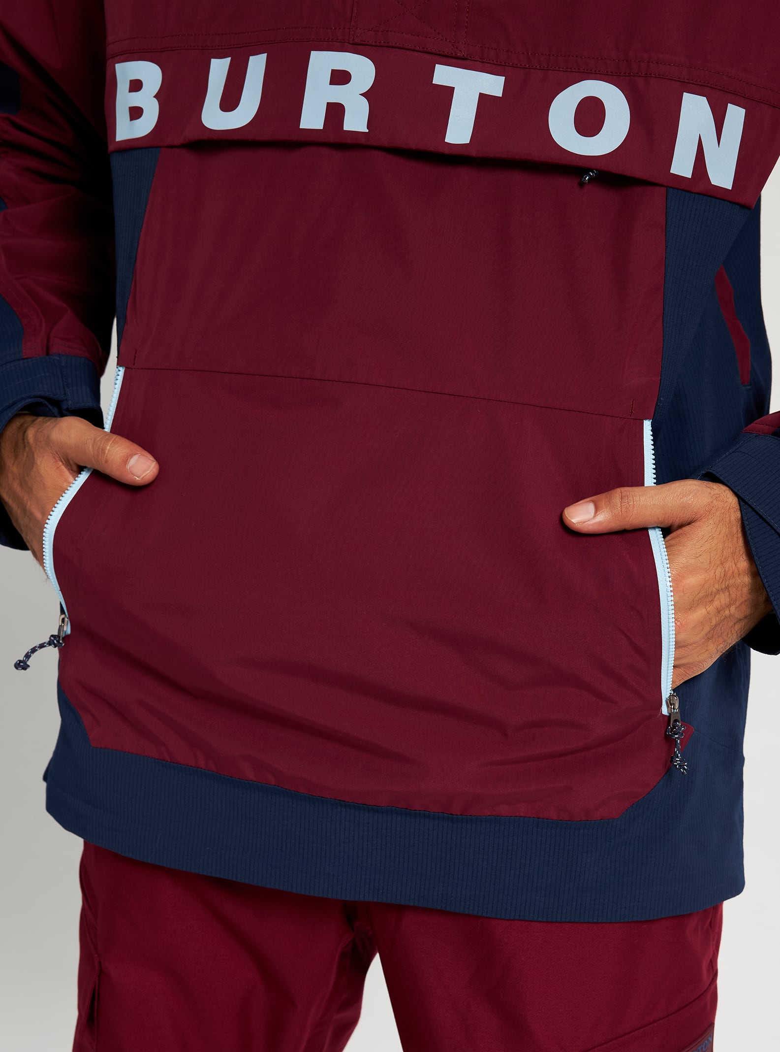 Burton Frostner Anorak 2022 Mulled berry / dress blue