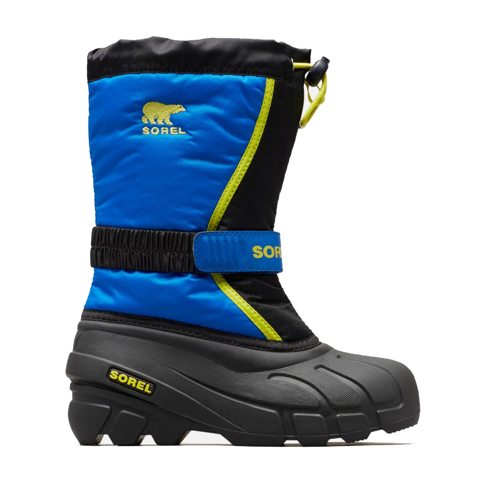 Sorel Flurry Youth Apre Boot 2019 Black Super Blue