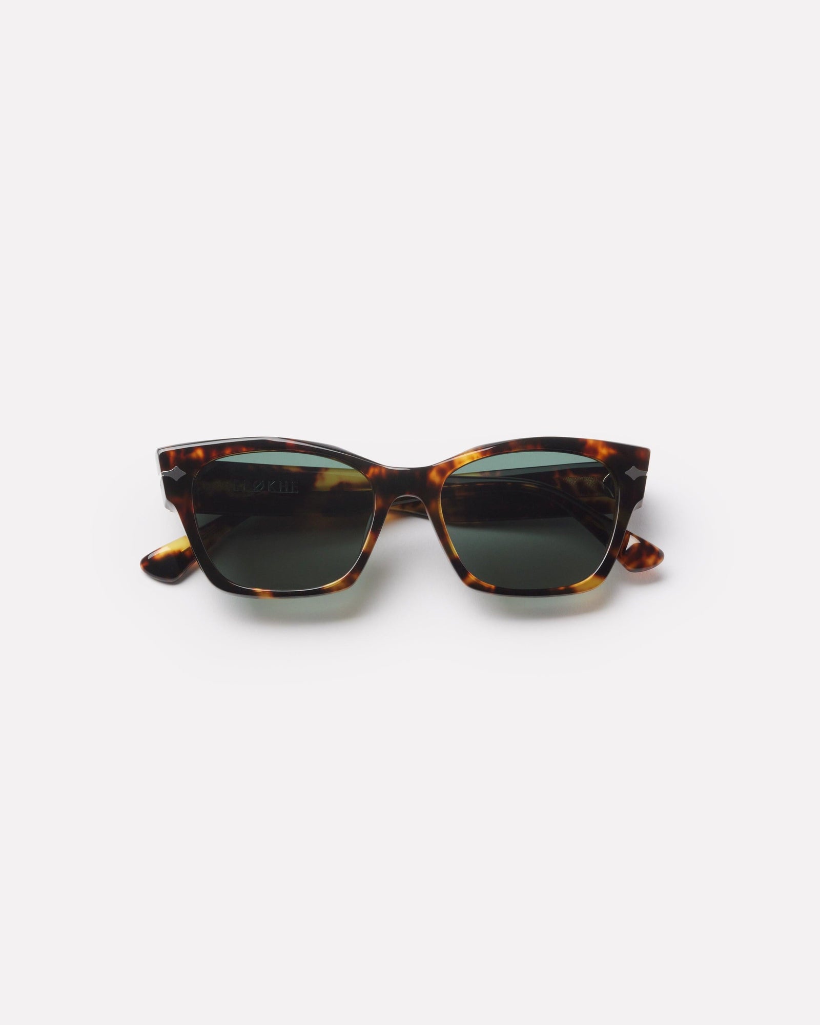 Epokhe Desire Sunglasses Tortoise Polished / Green
