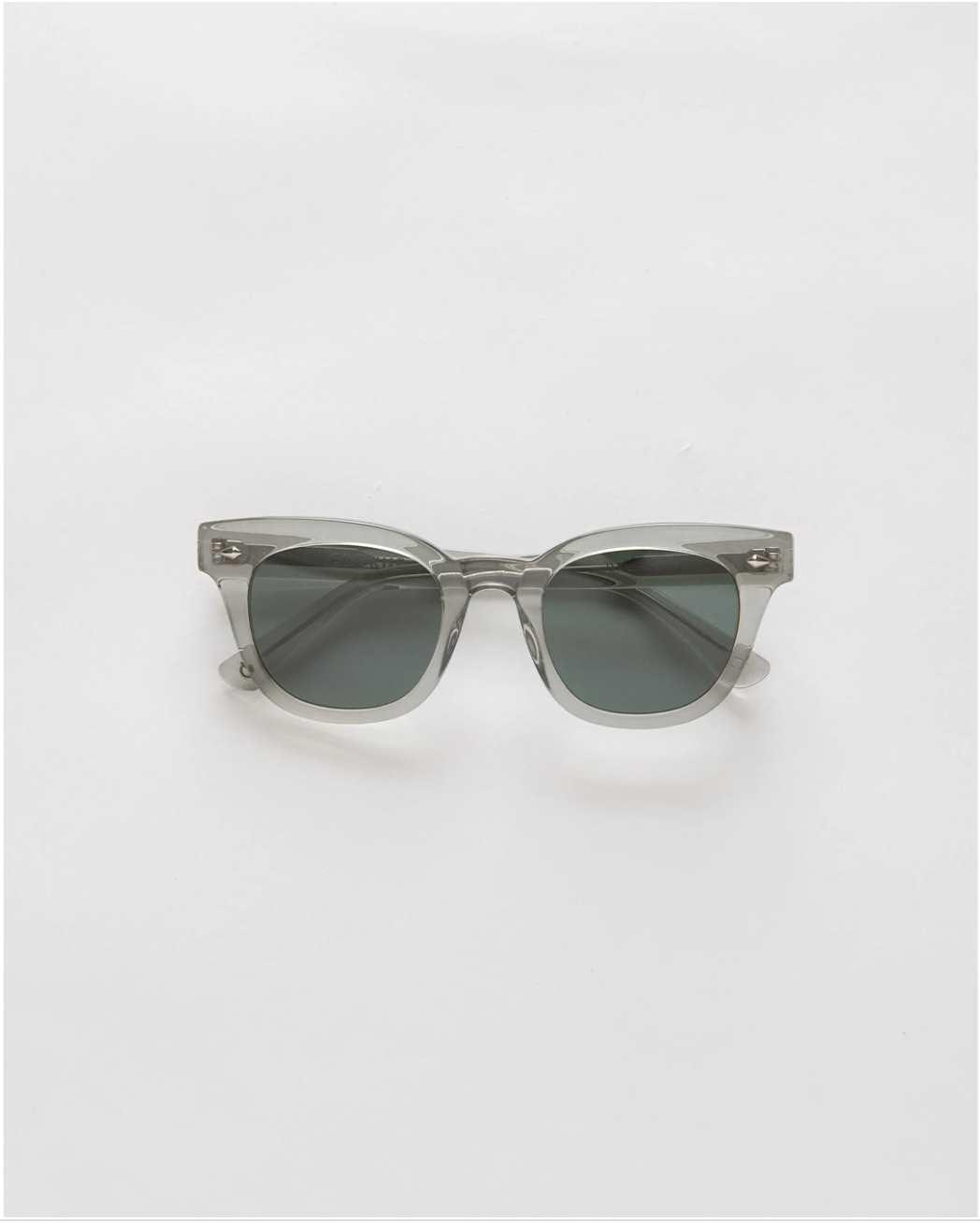 Epokhe Dylan Sunglasses Smoked Crystal Polished / Green