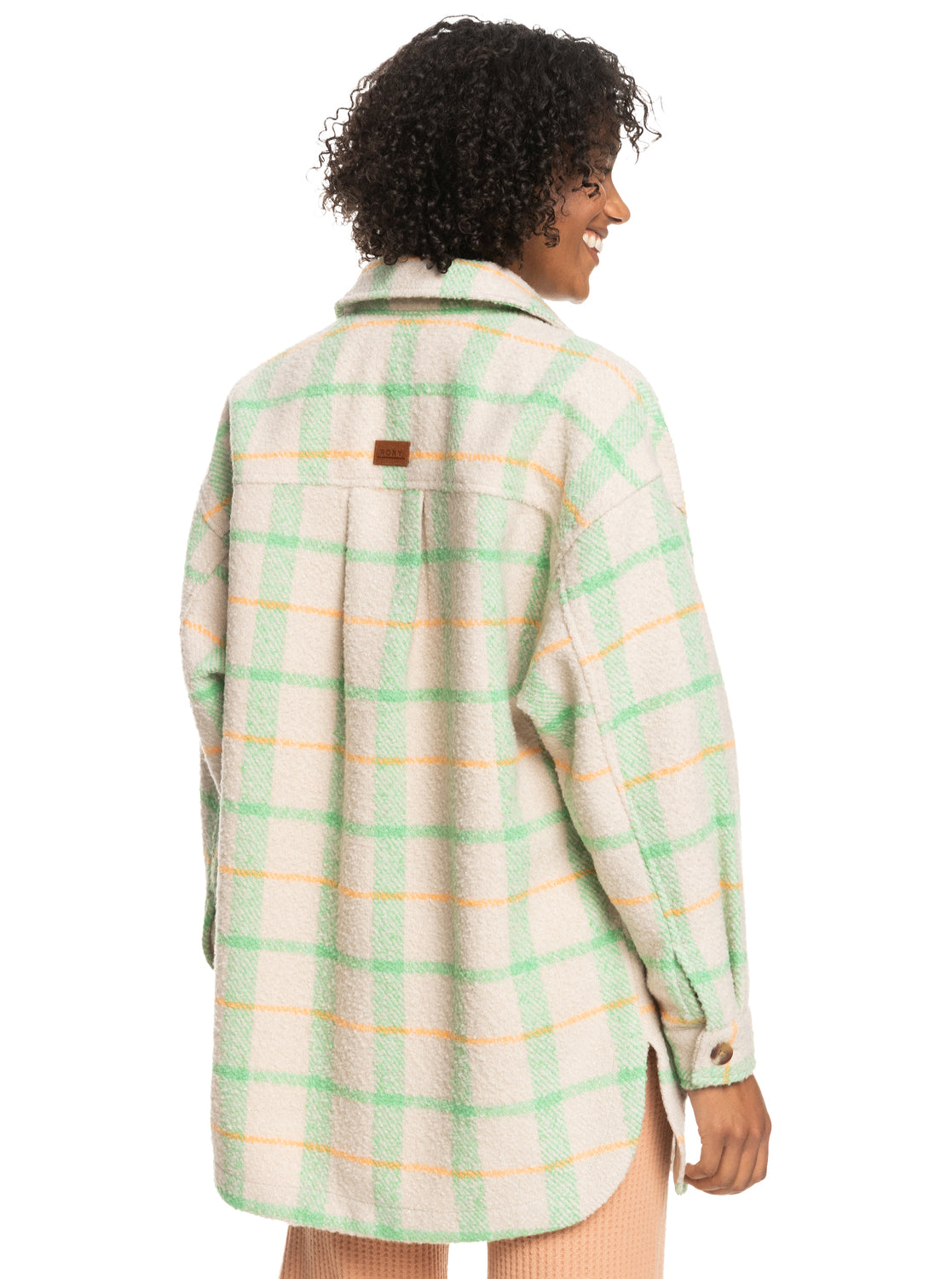 Womens Check It Out Oversized Overshirt