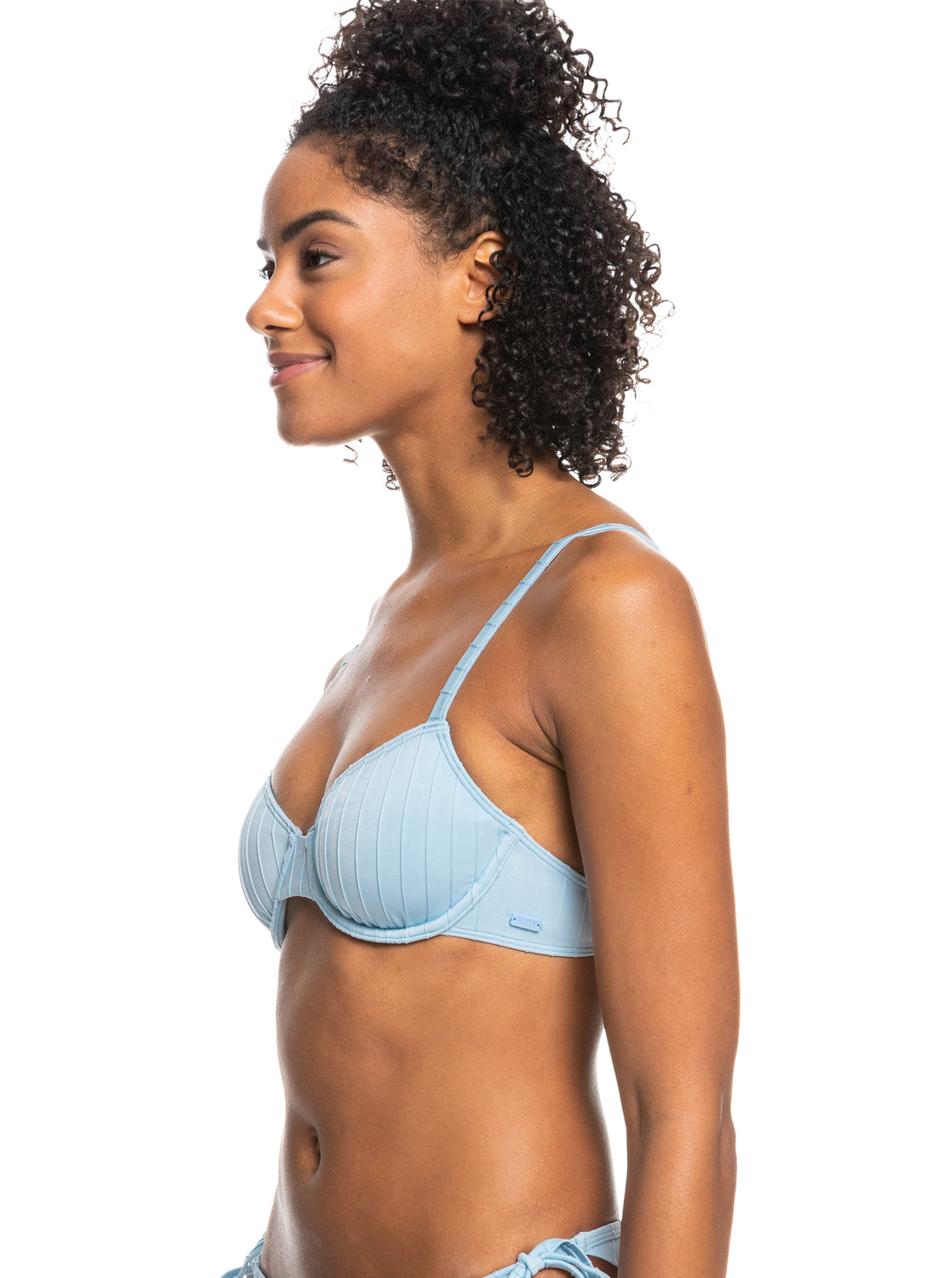 Womens Roxy Love The Muse Underwried Bra Bikini Top