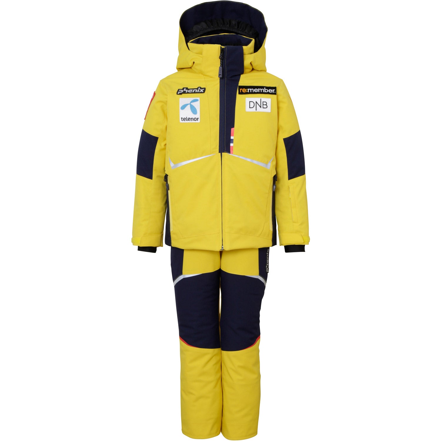 Norway Alpine Team Kids Two-piece Ski Suit