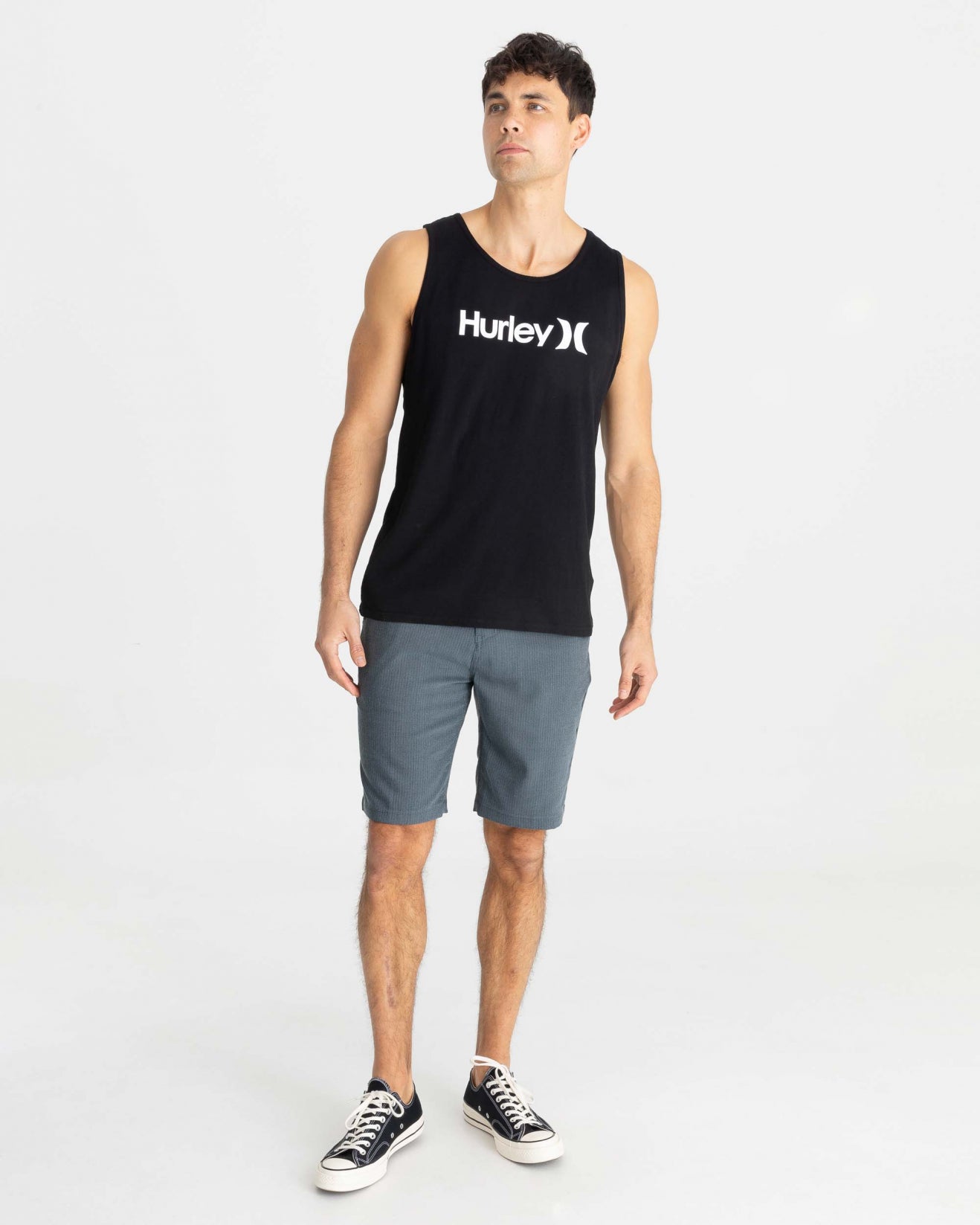Everyday Washed One And Only Hurley Mens Solid Singlet