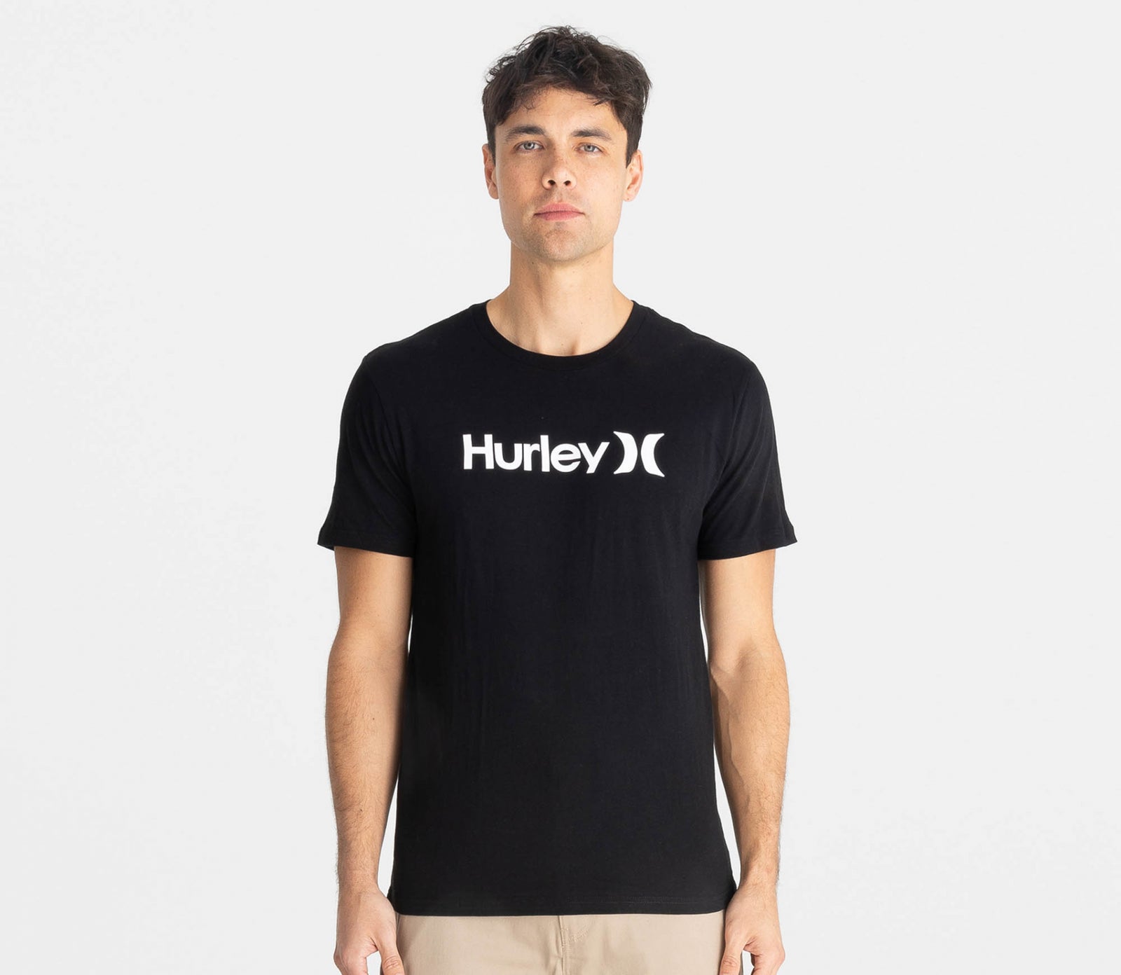 Everyday Washed One And Only Solid Hurley Mens Short Sleeve T Shirt