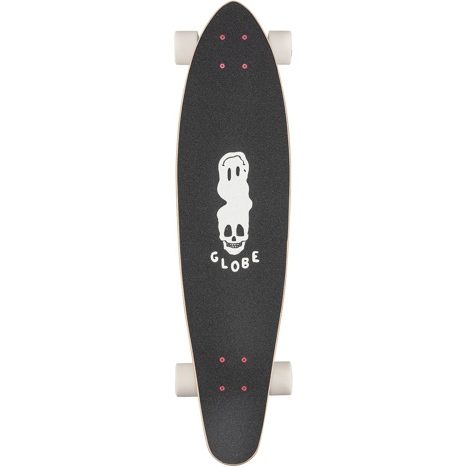 Bells Black White Red 34" Longboard Complete Skateboard