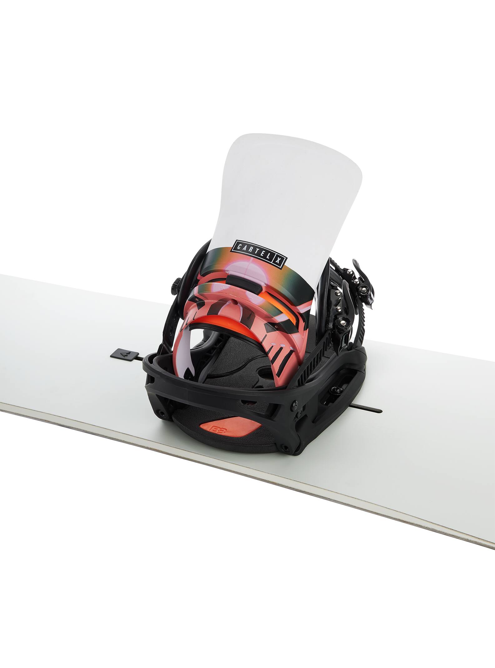Burton Cartel X EST® Snowboard Bindings 2022 Black / white / graphic