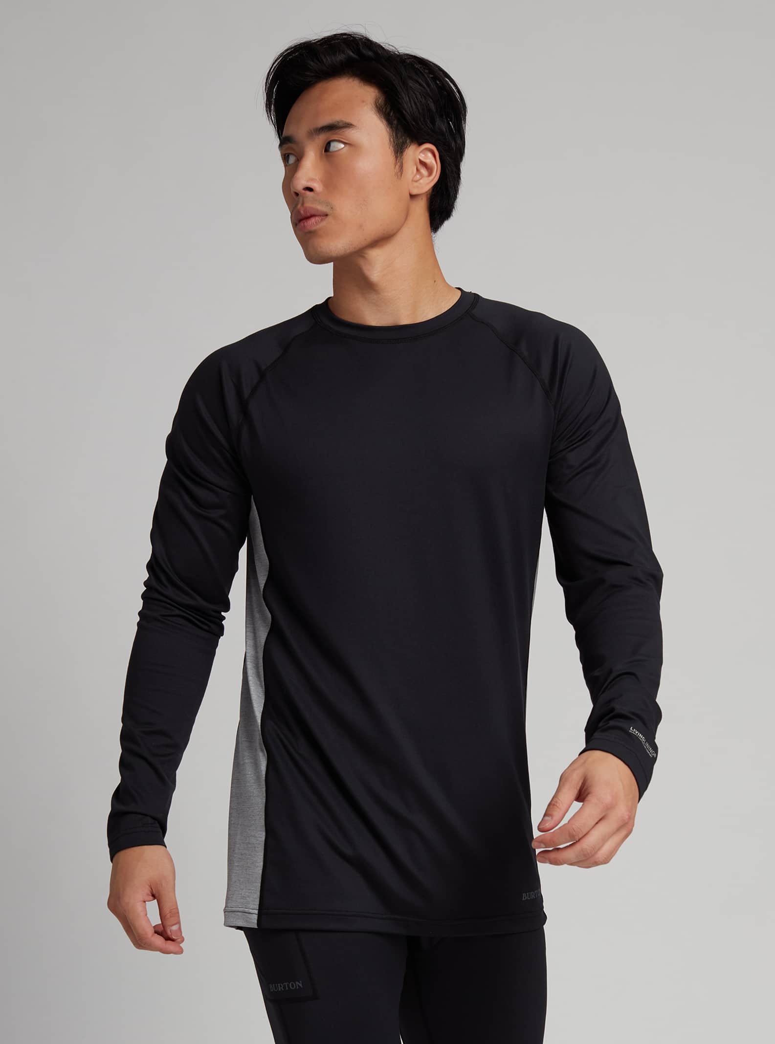 Burton Midweight X Base Layer Crew 2022 True black / gray heather