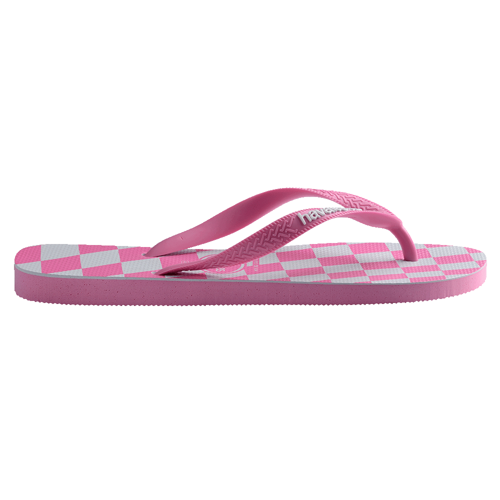 Top Distorted Check Thongs