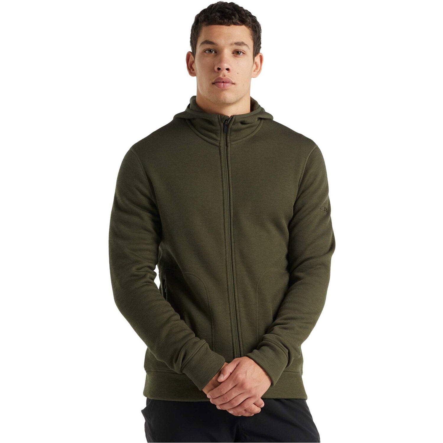 Men's RealFleece Merino Elemental Long Sleeve Zip Hood Jacket