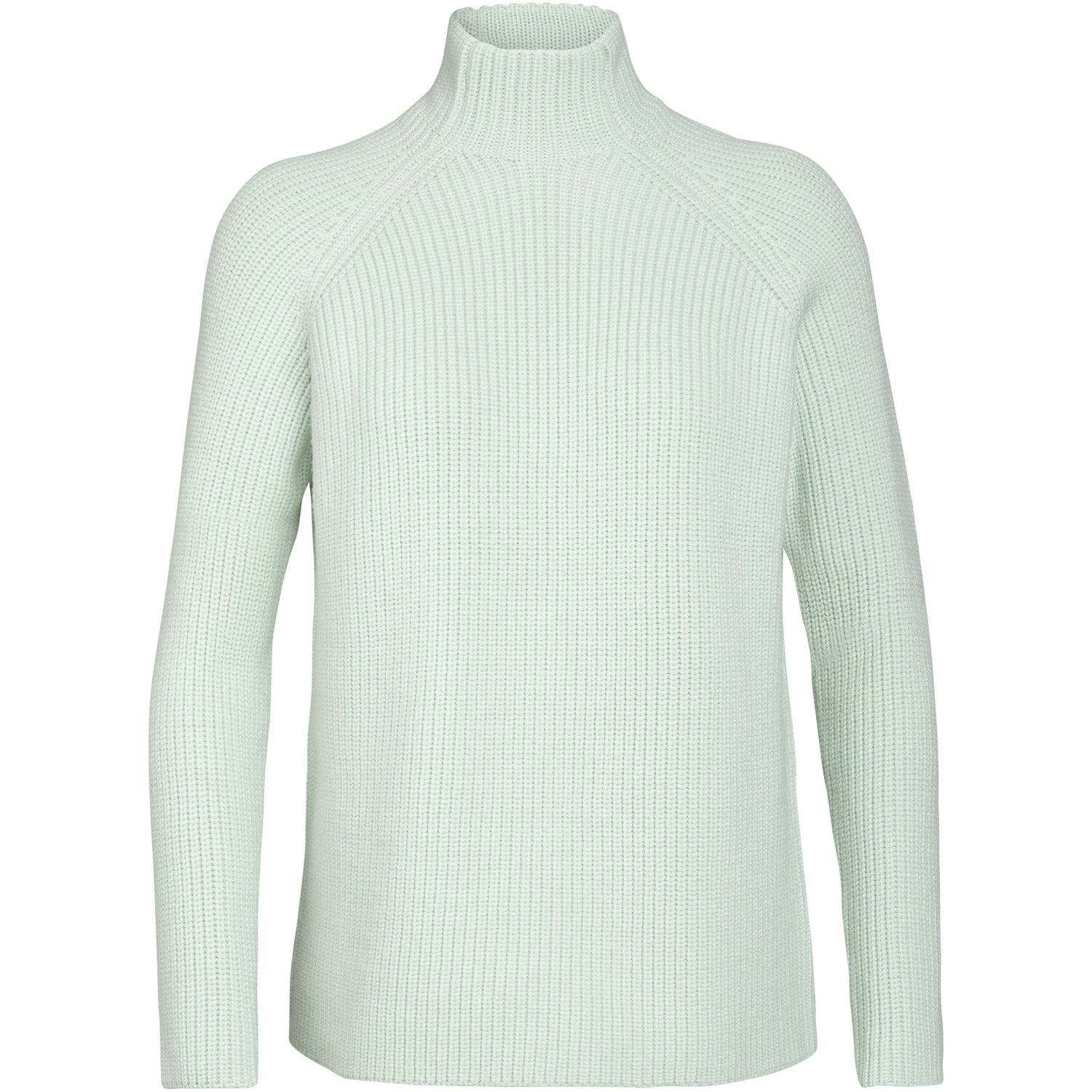 Icebreaker Womens Merino Hillock Funnel Neck Sweater Frost