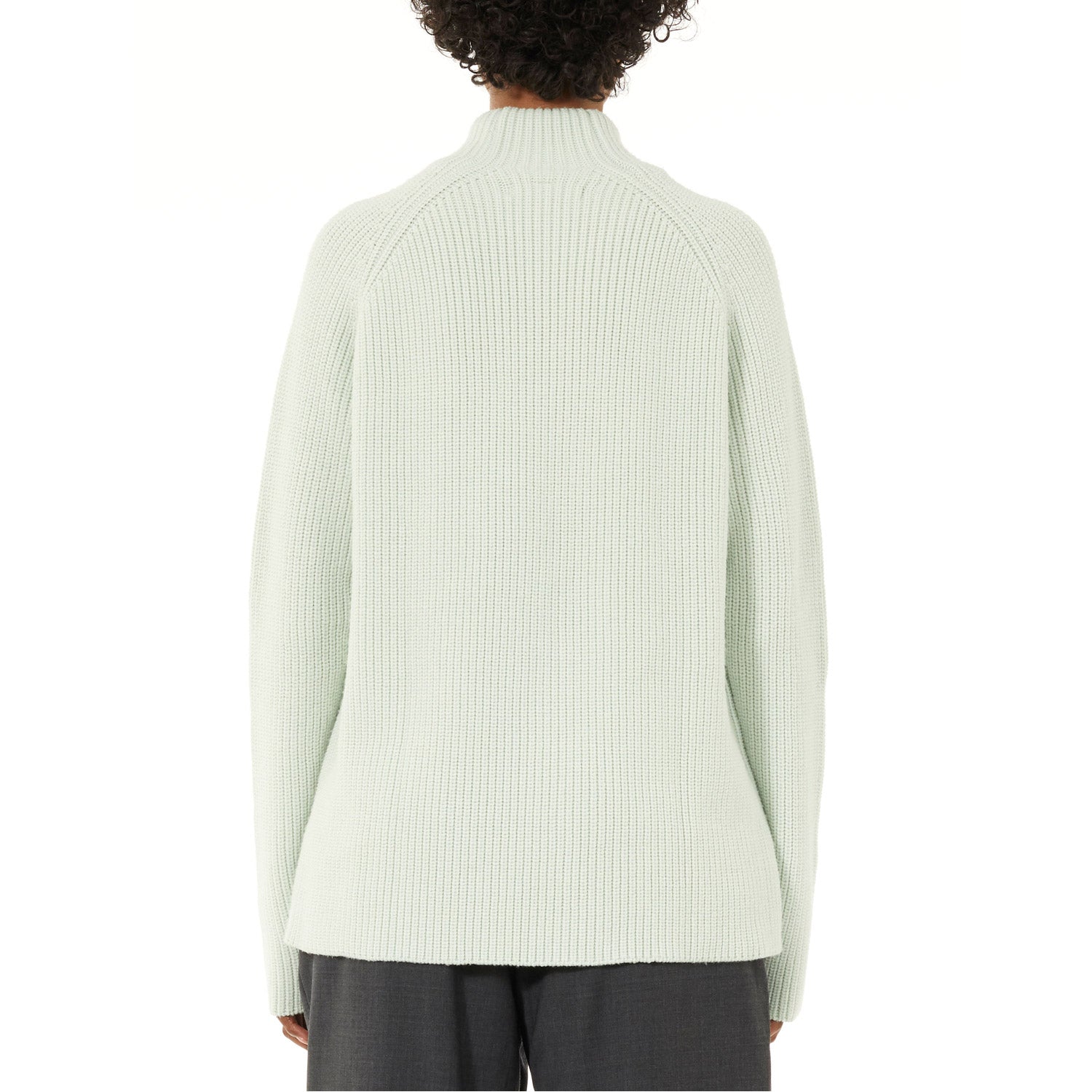 Icebreaker Womens Merino Hillock Funnel Neck Sweater Frost