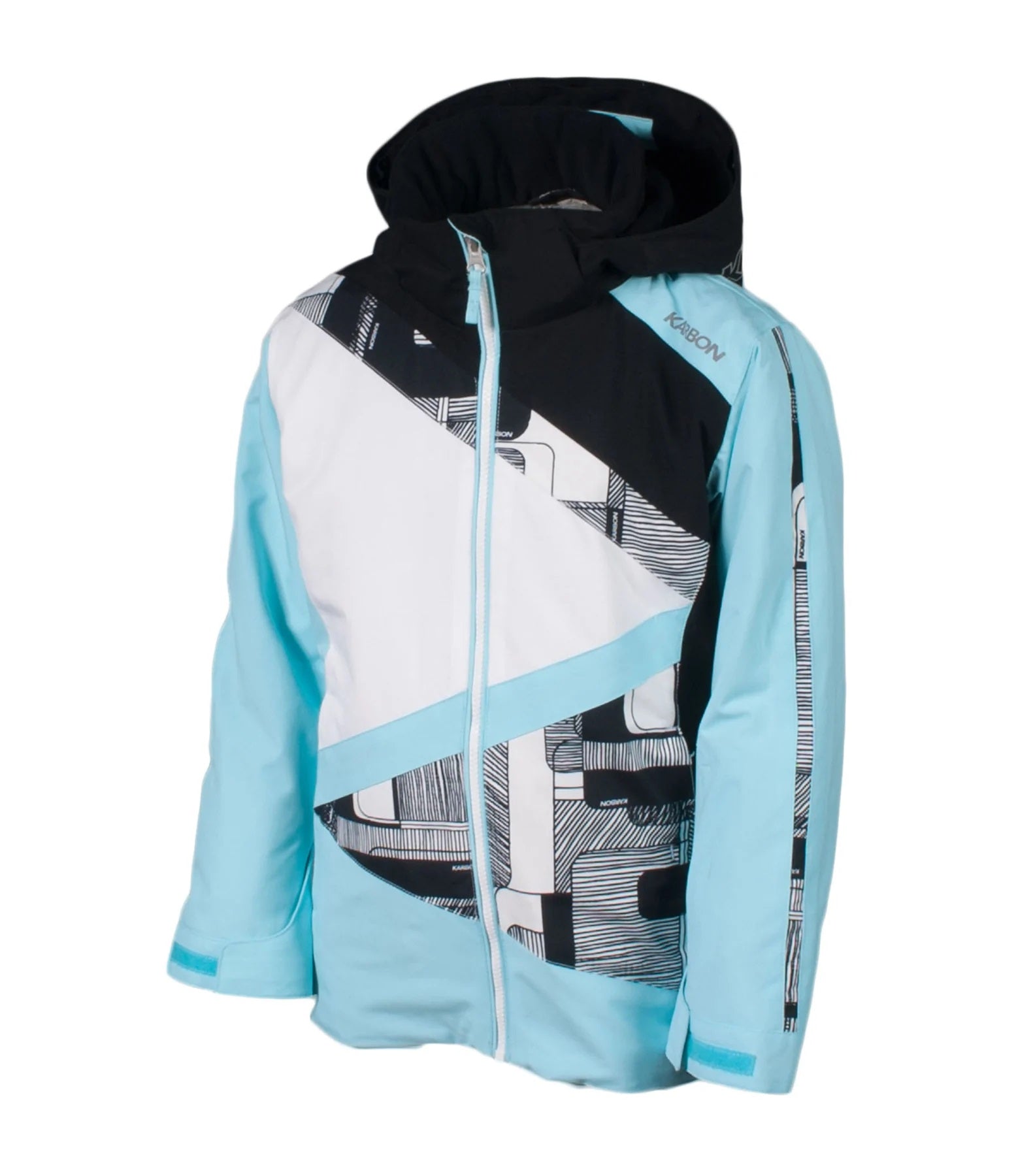 Karbon Answer Print Girls Ski Jacket