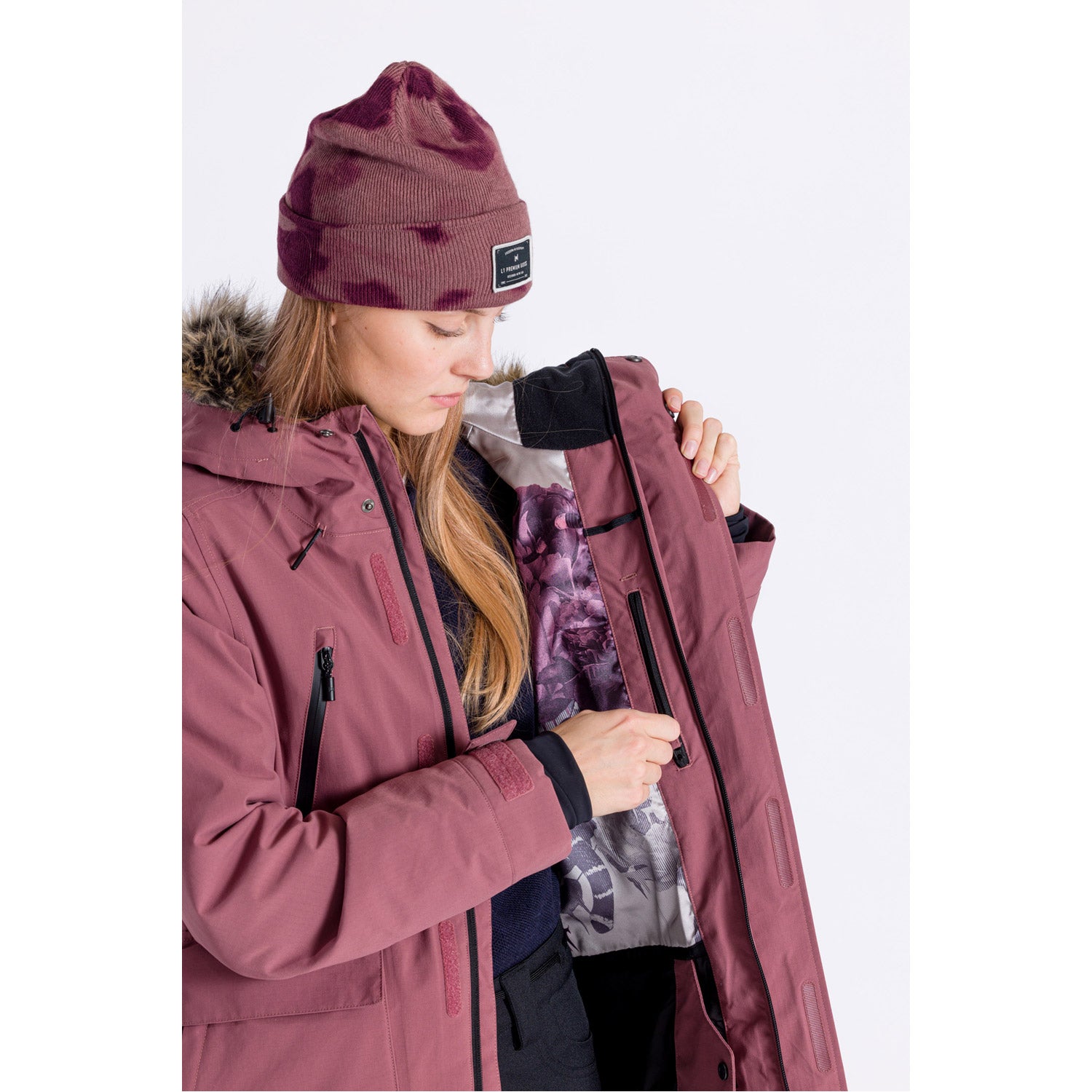 L1 Fairbanks Snowboard Jacket burnt Rose