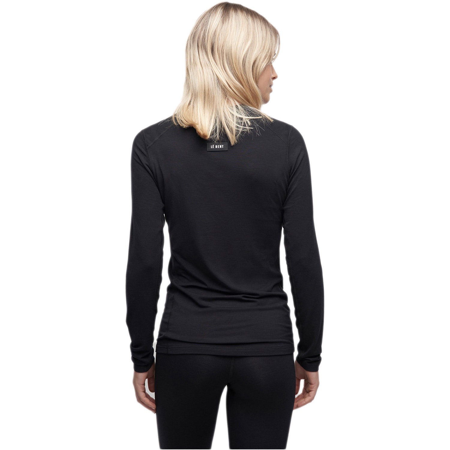 Le Bent Women's Core 200 Thermal Crew Top Black