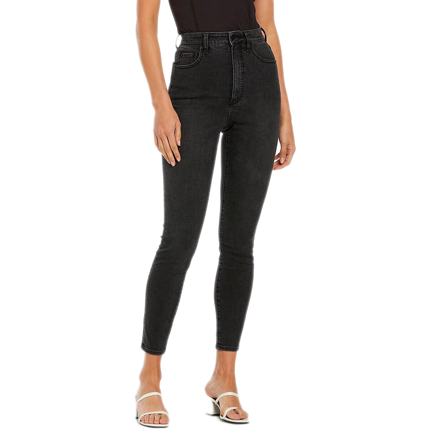 Lee Hourglass High Licks Crop Regal Black Denim Pant