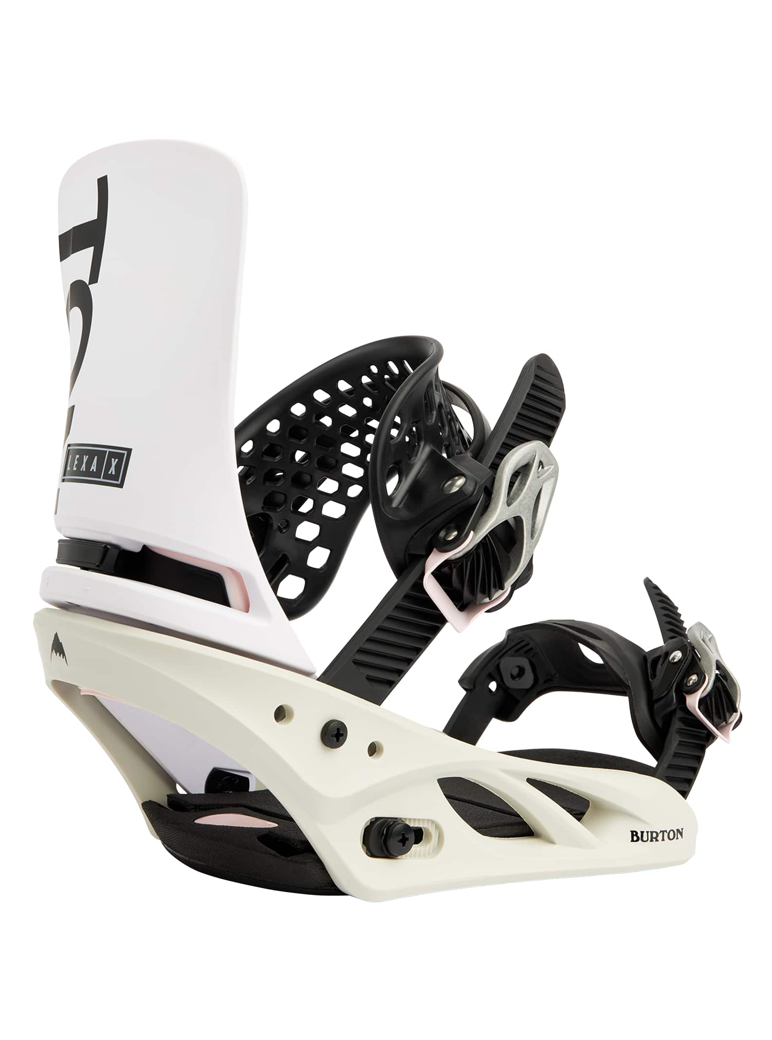 Burton Lexa X Re:Flex Snowboard Binding 2022 White / gray / logo