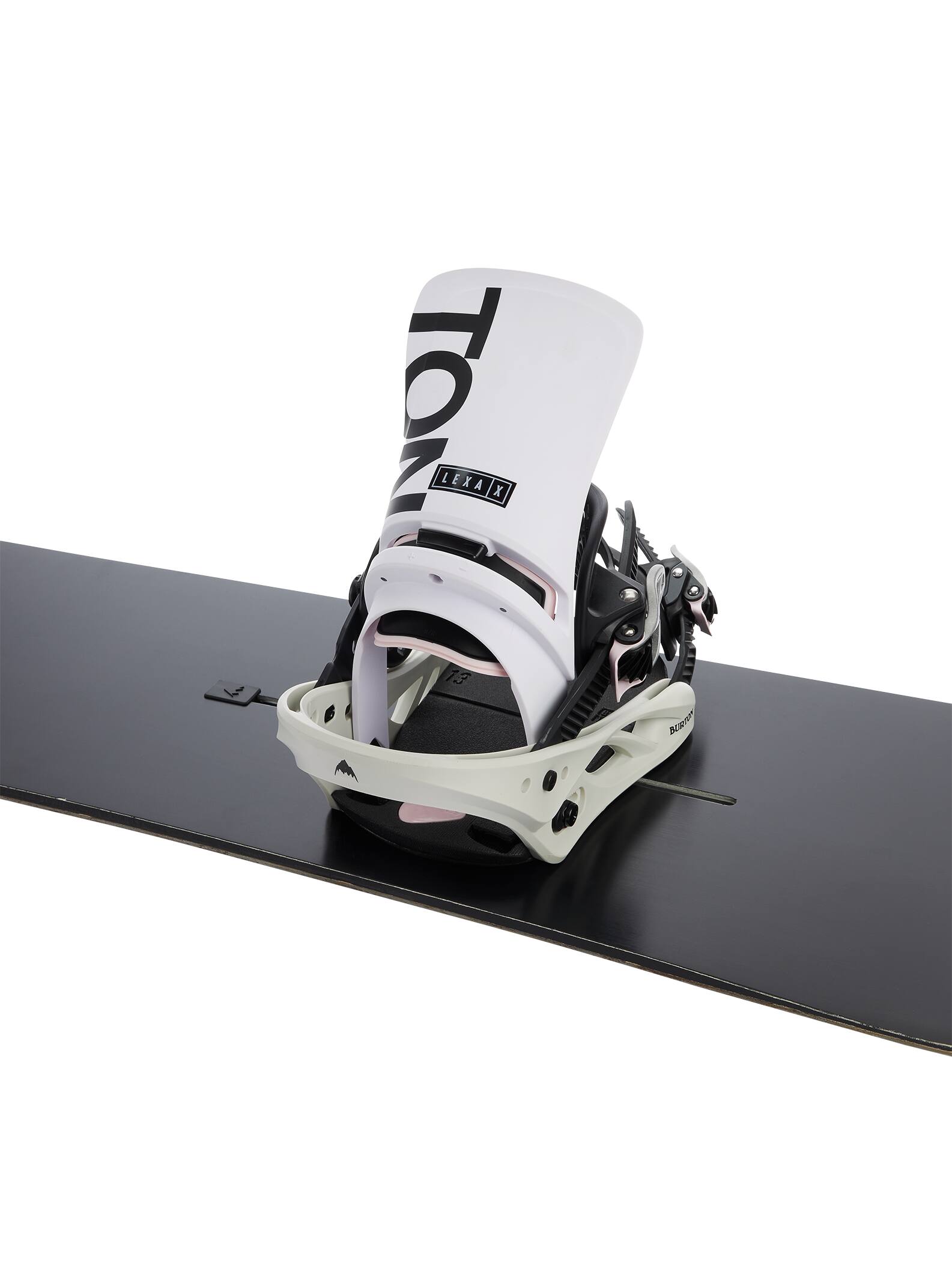 Burton Lexa X Re:Flex Snowboard Binding 2022 White / gray / logo