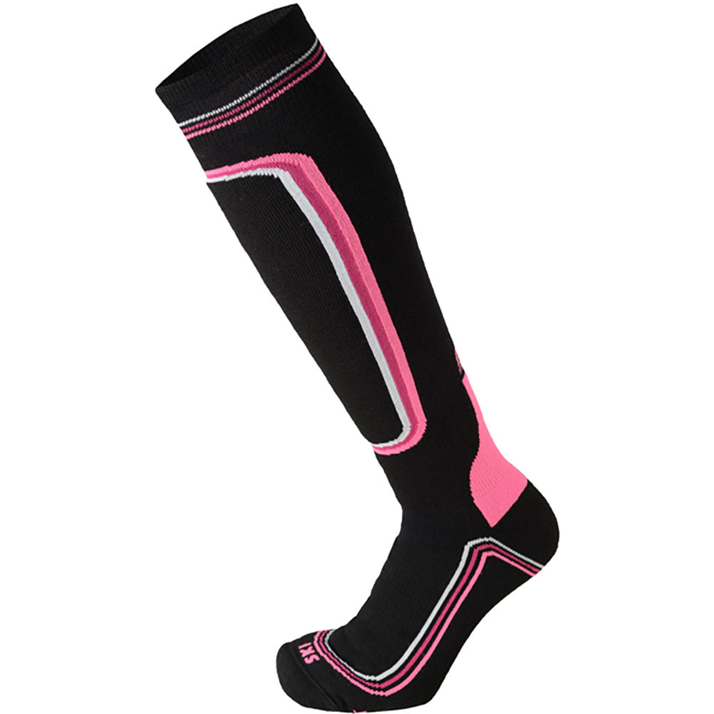 Mico Superthermo Womens Ski Sock Black Pink