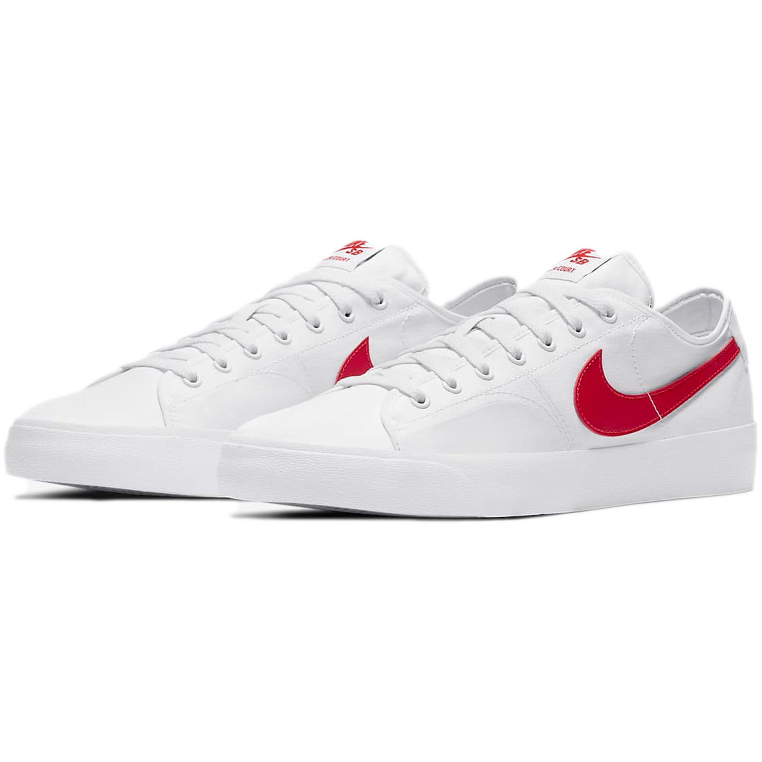 Nike SB BLZR Court Skate Shoe White Univeristy Red