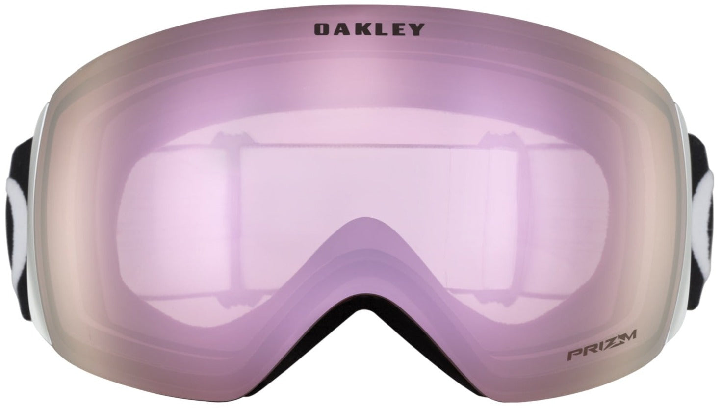 Oakley Flight Deck M Snow Goggles 2023 Matte Black Prizm Hi Pink Iridium Lens