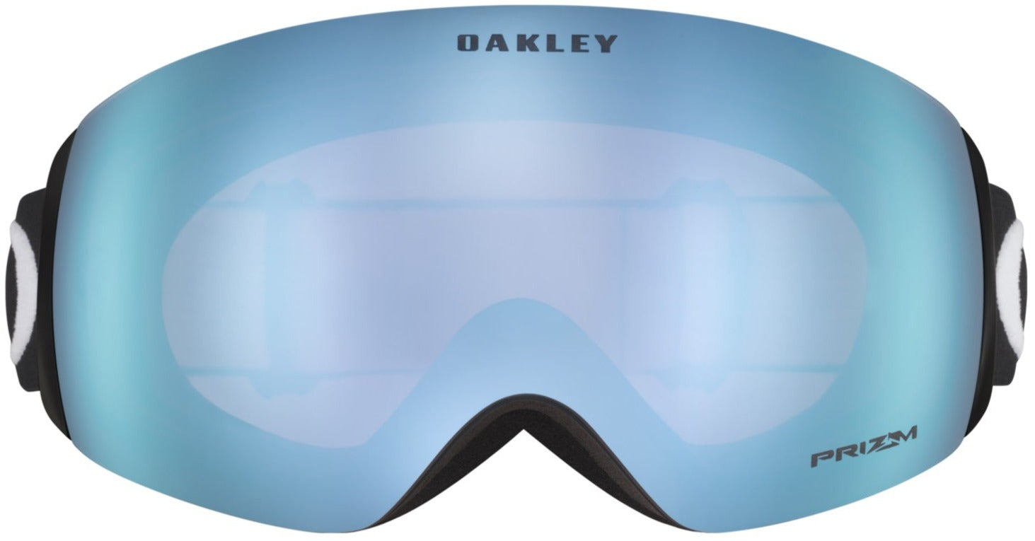 Oakley Flight Deck M Snow Goggles 2023 Matte Black Prizm Sapphire Iridium Lens