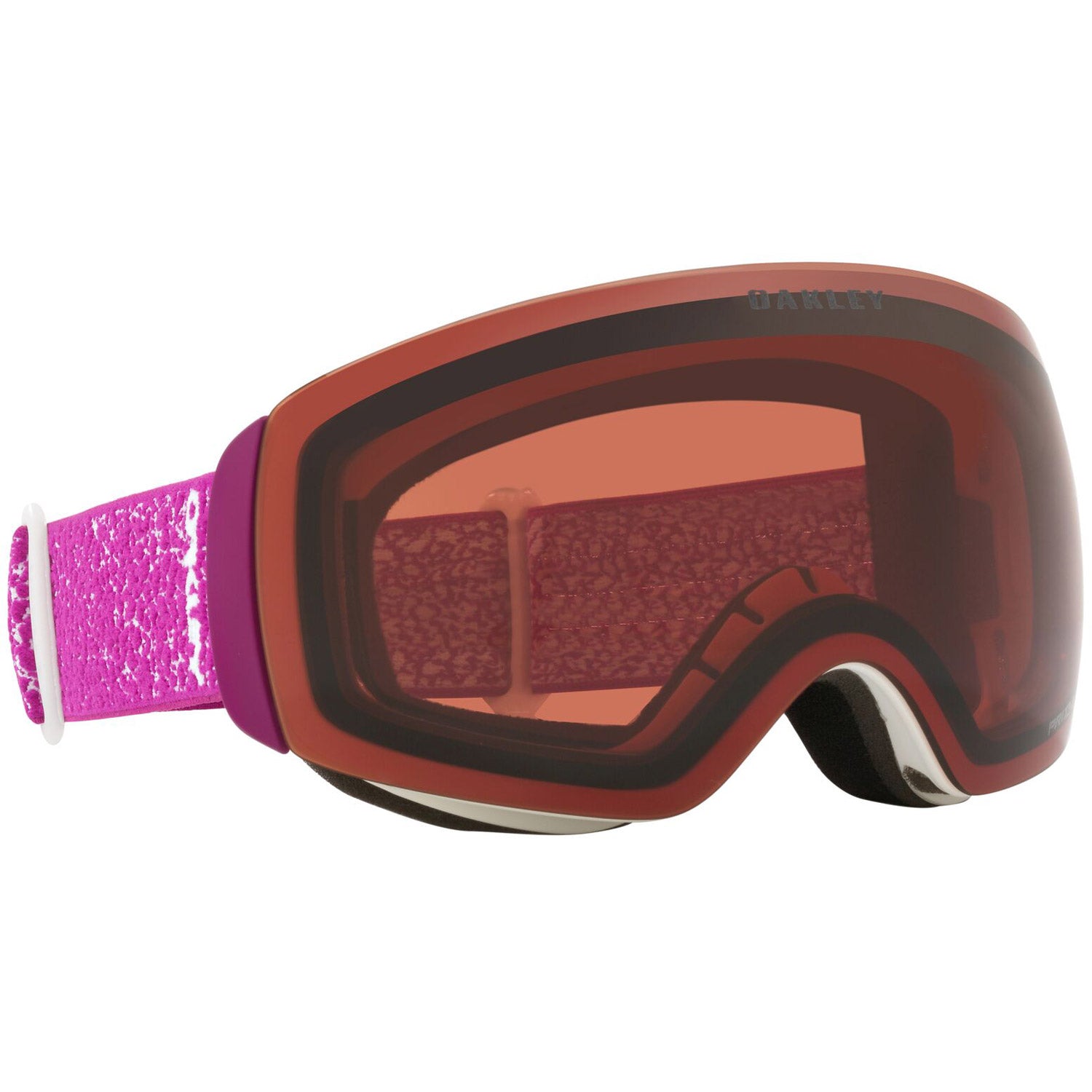 Oakley Flight Deck M Snow Goggles 2023 Purple Terrain Prizm Garnet Lens