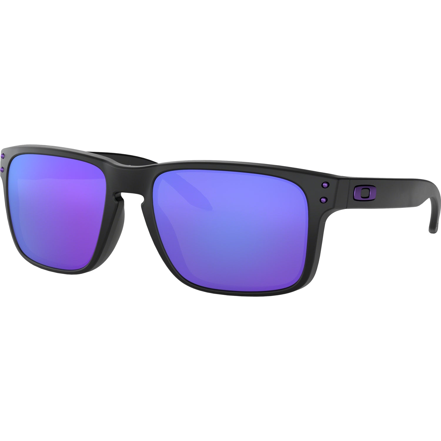 Oakley Holbrook Sunglasses Julian Wilson Matte Black Violet Iridium lens