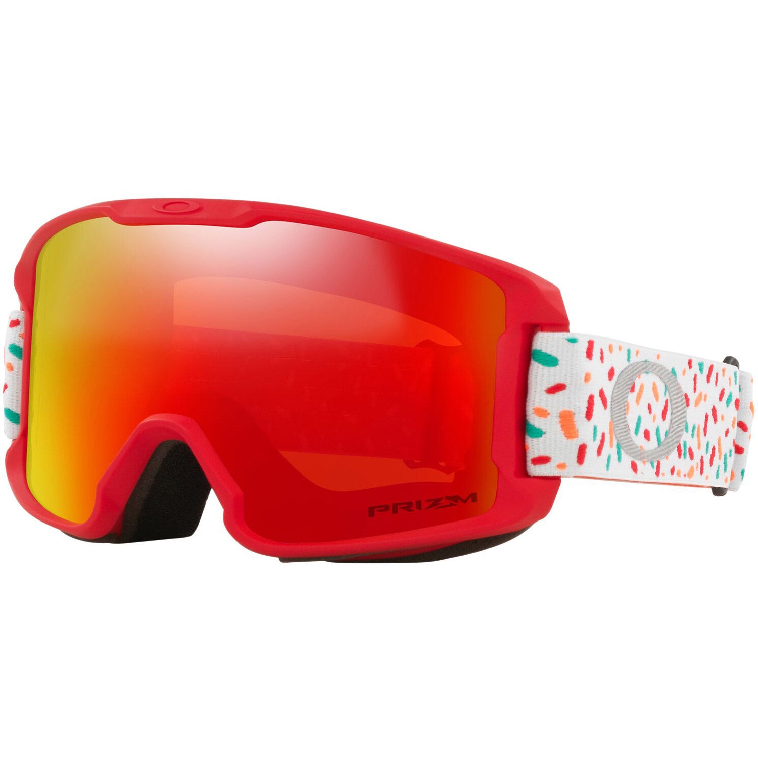 Oakley Line Miner S Snow Goggles 2023 Red Granite Prizm Torch Iridium Lens