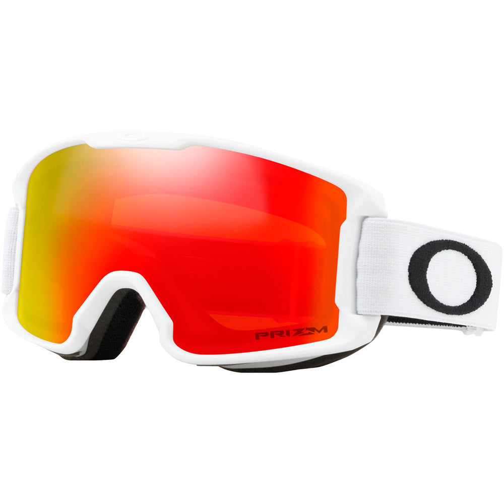 Oakley Line Miner Youth Prizm Goggle 2019 Matte White Prizm Torch Iridium lens