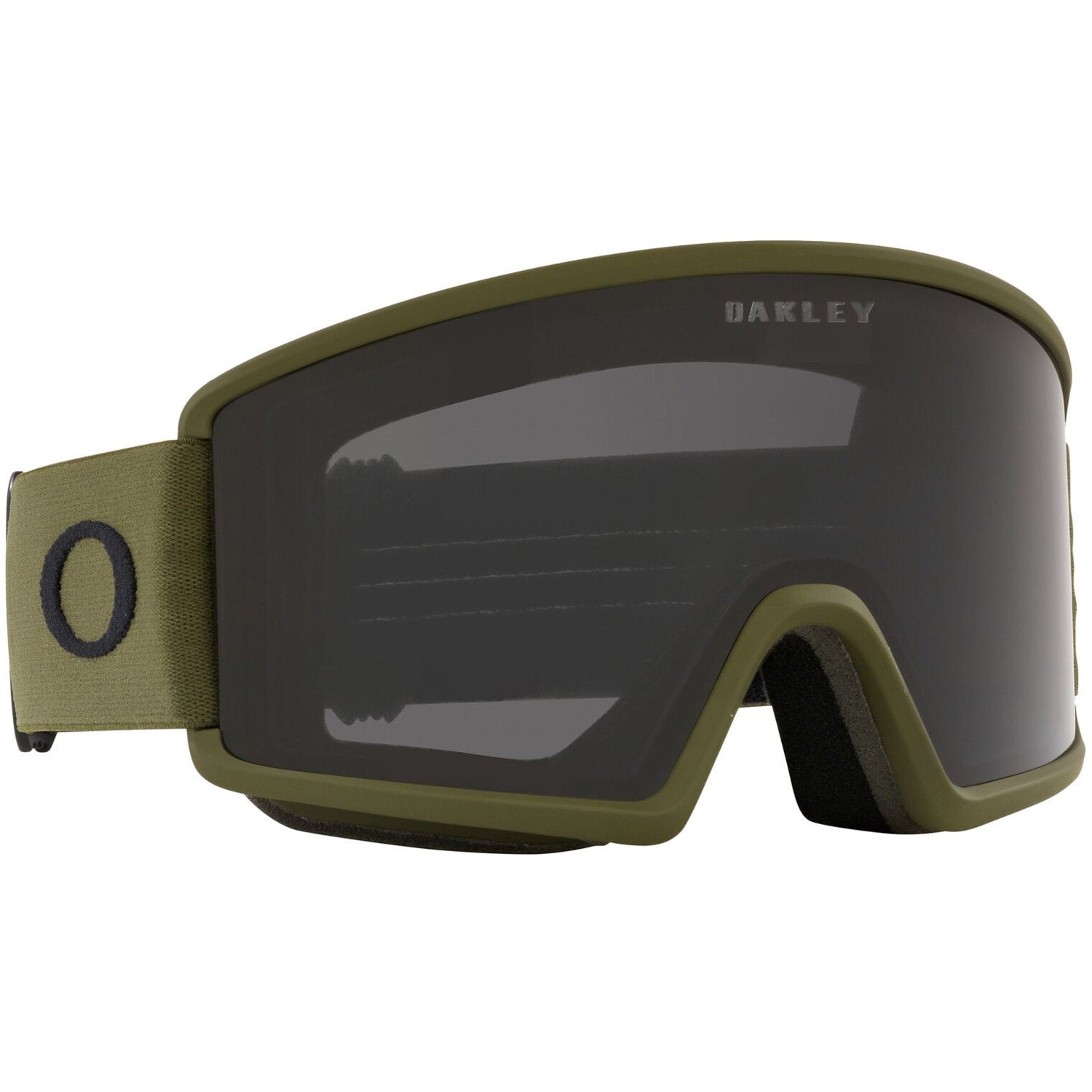 Oakley Target Line L Snow Goggles 2023 Dark Brush Dark Grey Lens