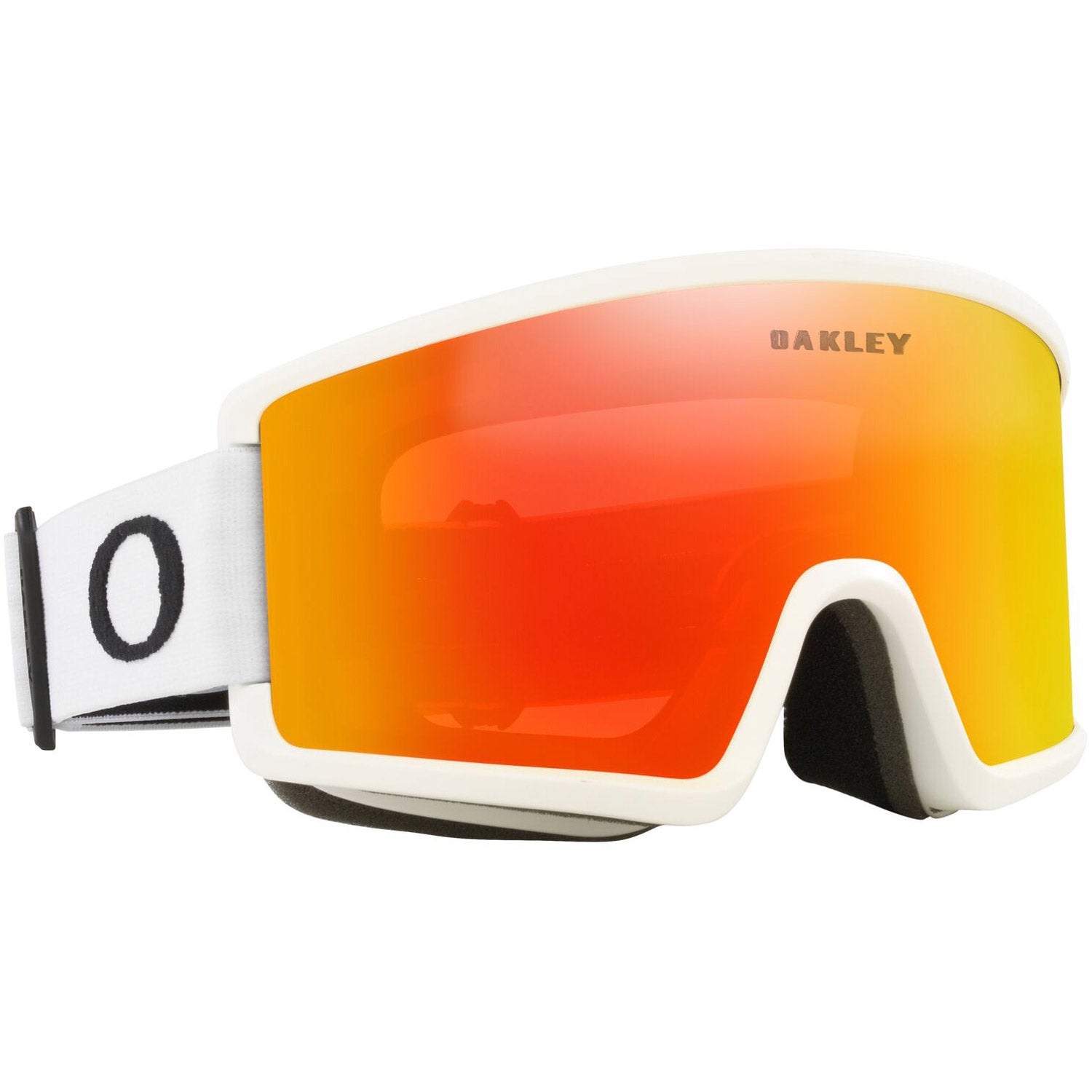 Oakley Target Line L Snow Goggles 2023 Matte White Fire Iridium Lens